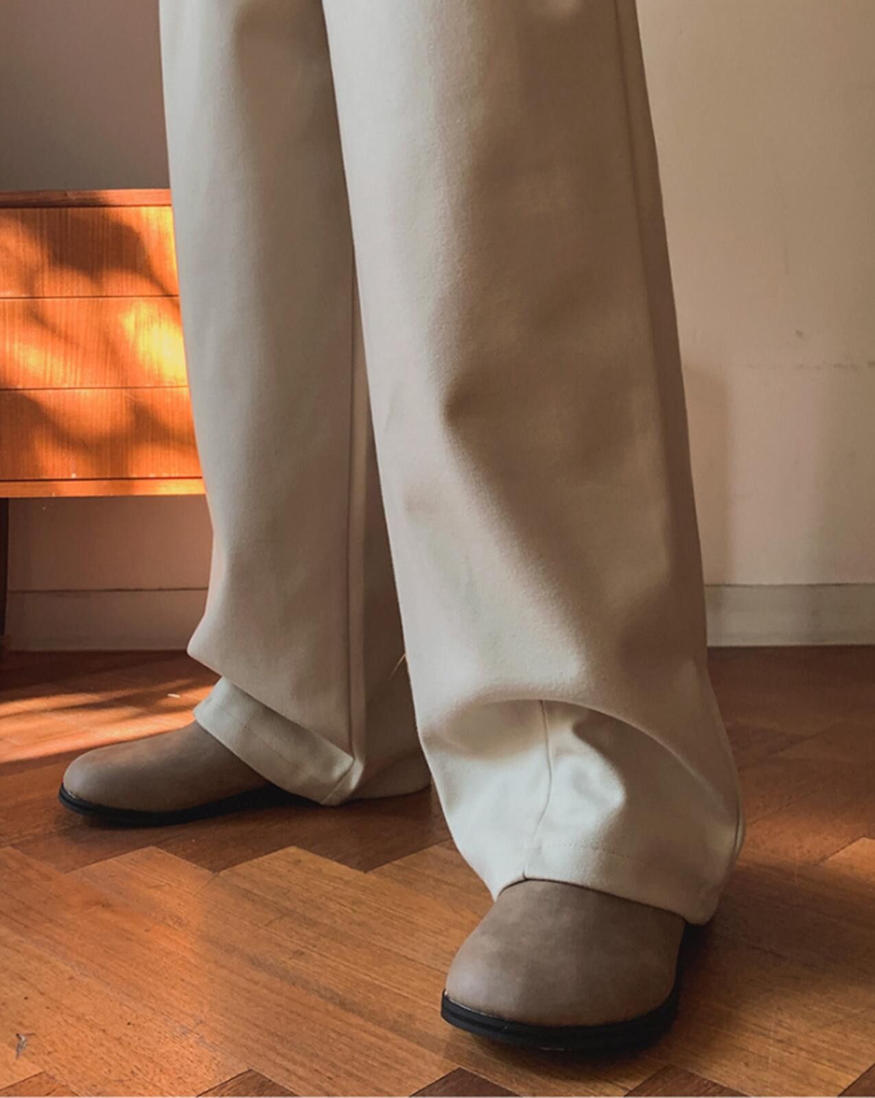 Other Brown Wide Leg Pants, Men's Relaxed Fit Trousers Size US 32 / EU 48 - 11 Thumbnail