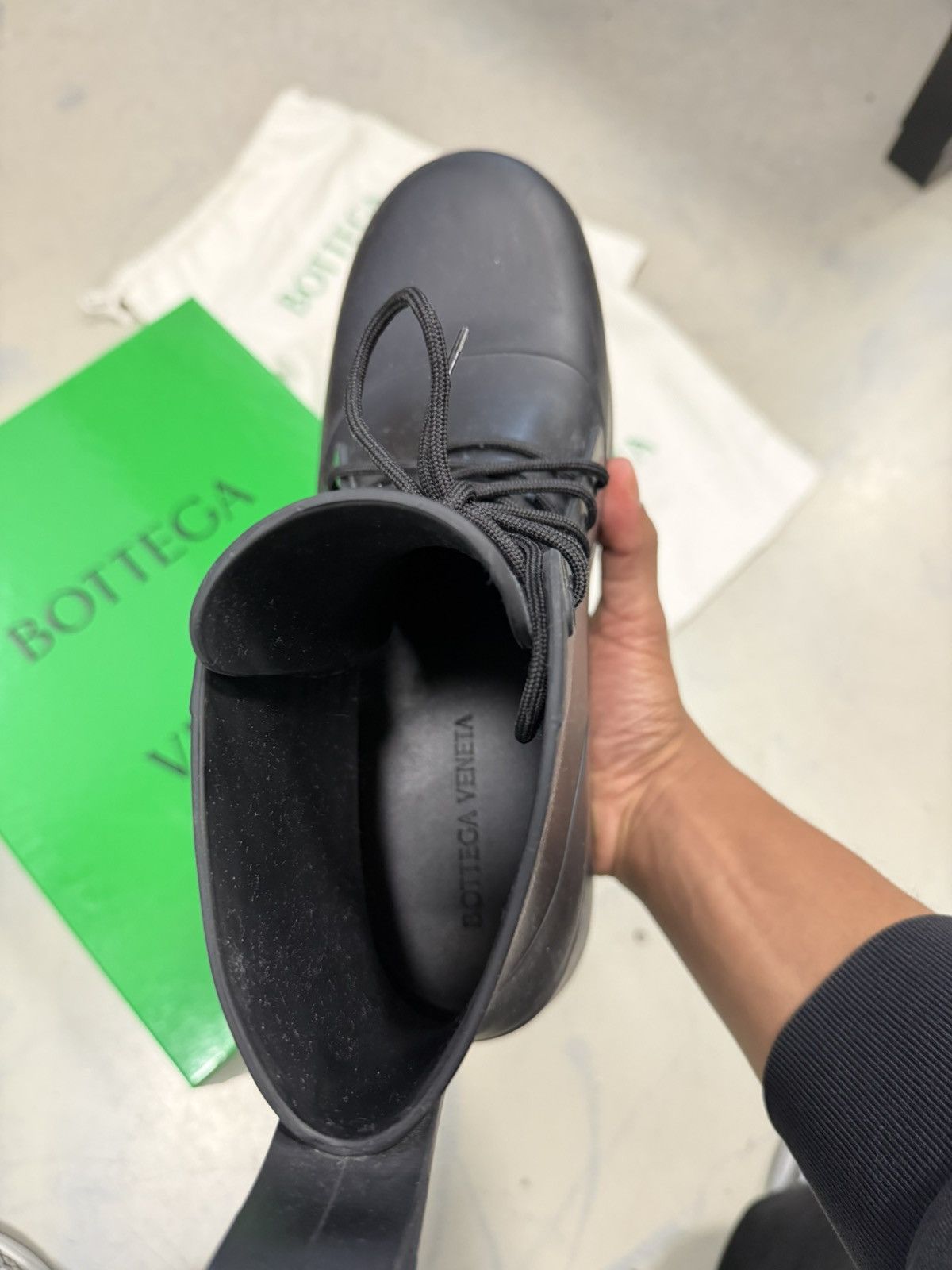 Bottega Veneta Bottega Veneta Puddle Boots Lace Up Size US 10 / EU 43 - 10 Thumbnail