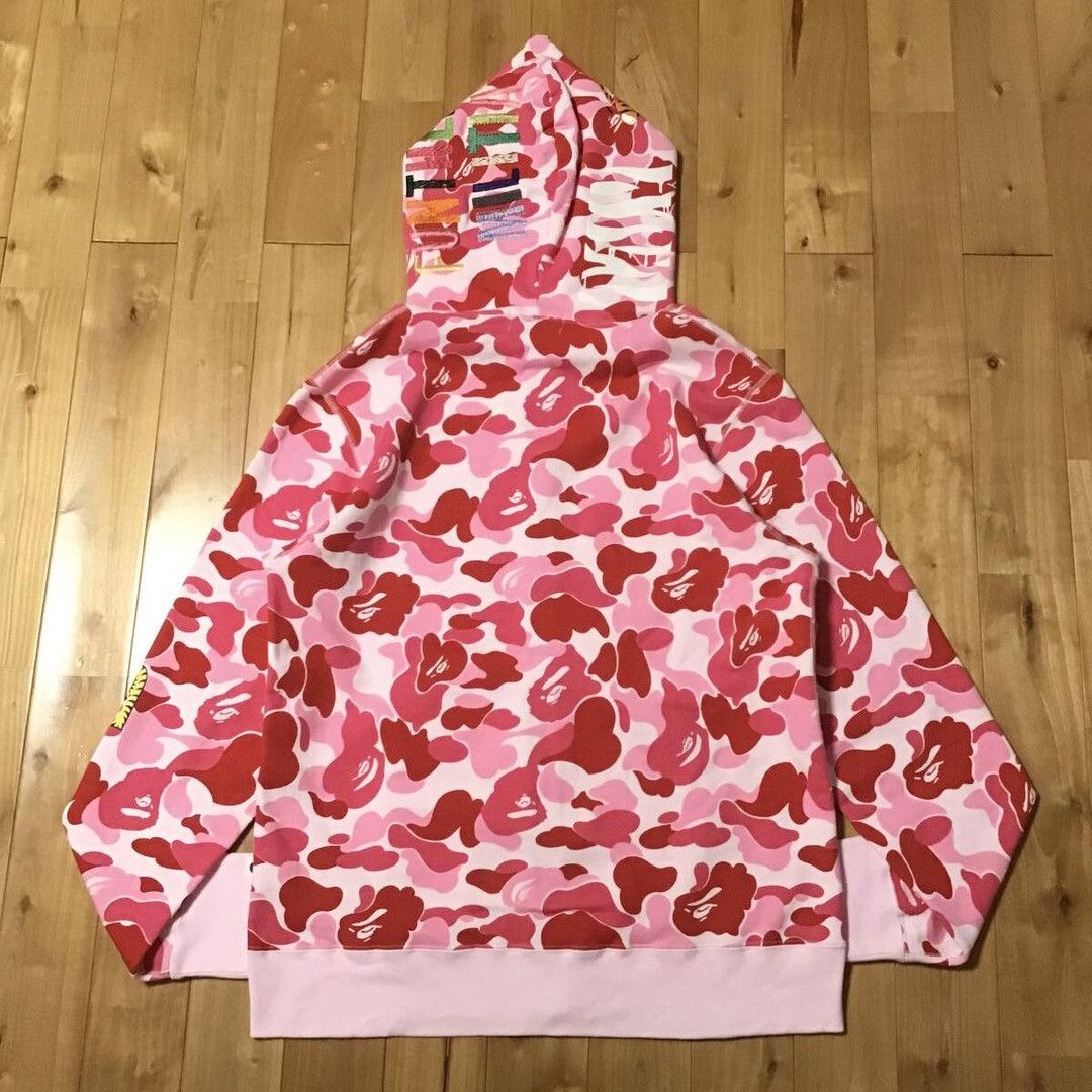 Bape BAPE ABC camo pink tiger full zip hoodie a bathing ape Size US L / EU 52-54 / 3 - 2 Thumbnail