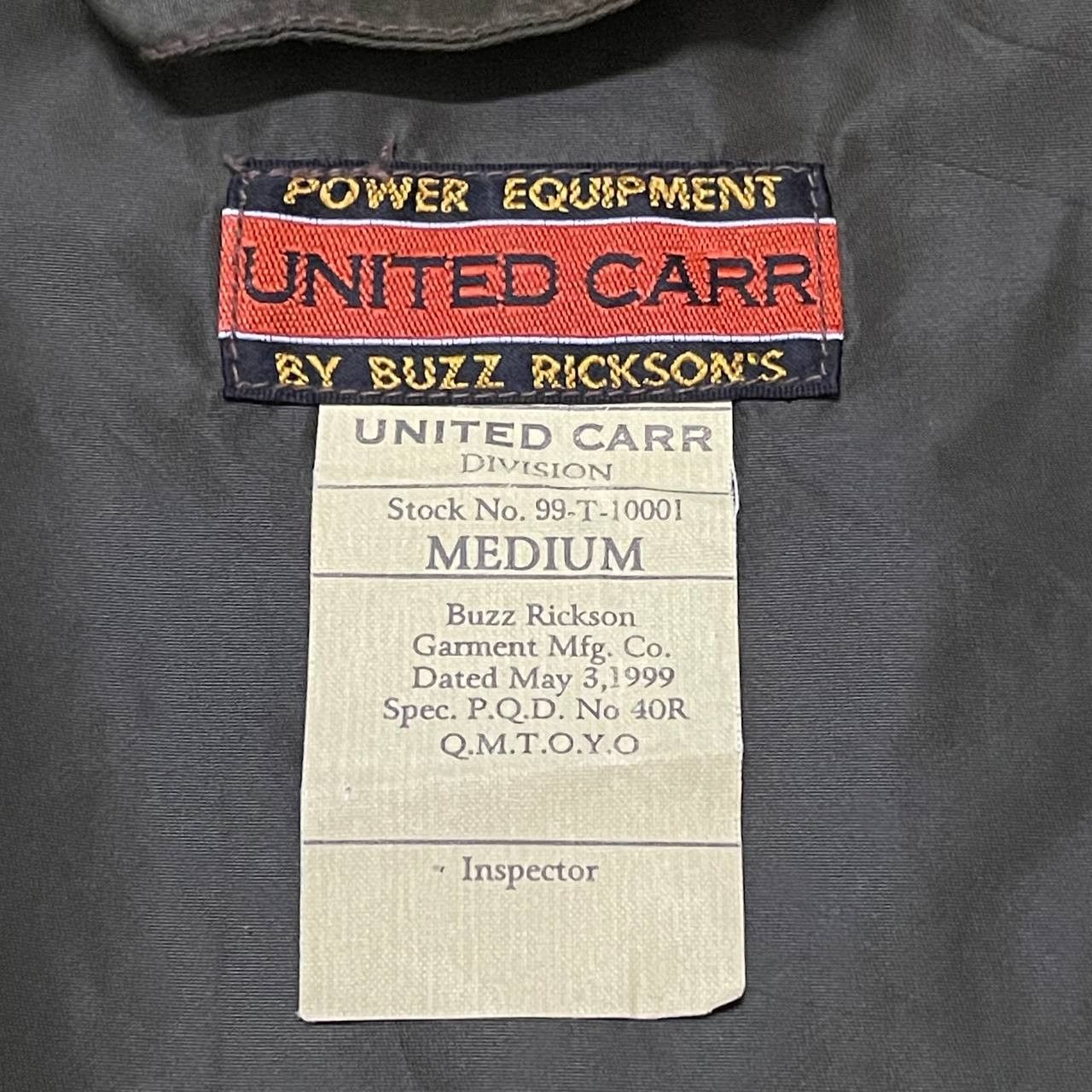 Buzz Rickson's Vtg United Carr by Buzz Rickson's Jacket Toyo Enterprises Size US L / EU 52-54 / 3 - 15 Thumbnail