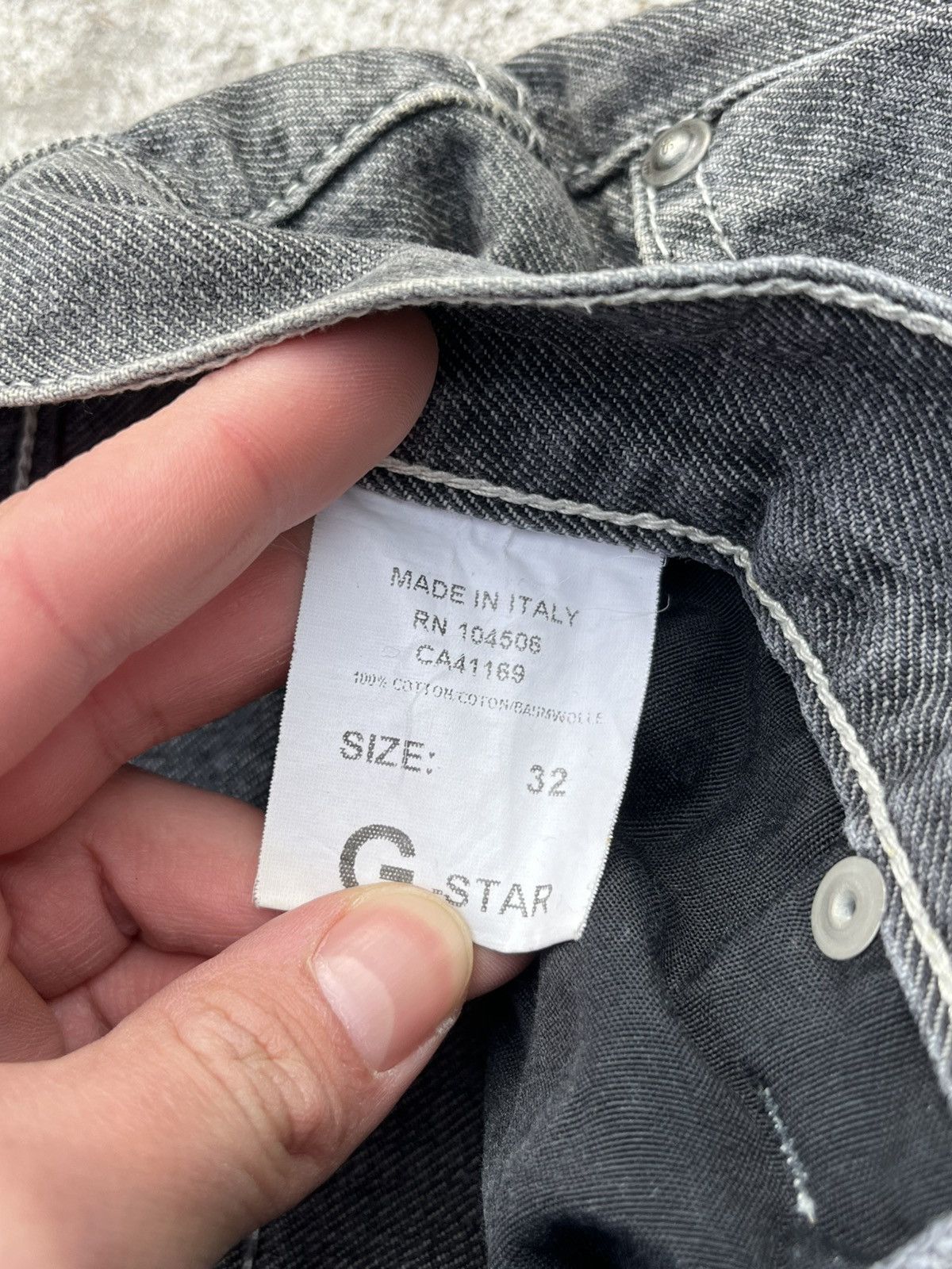 G-Star × Japanese Brand × Le Grande Bleu (L.G.B.) Vintage Big Logo G-Star Faded Jeans Rick Owens Style Denim Size US 32 / EU 48 - 13 Thumbnail