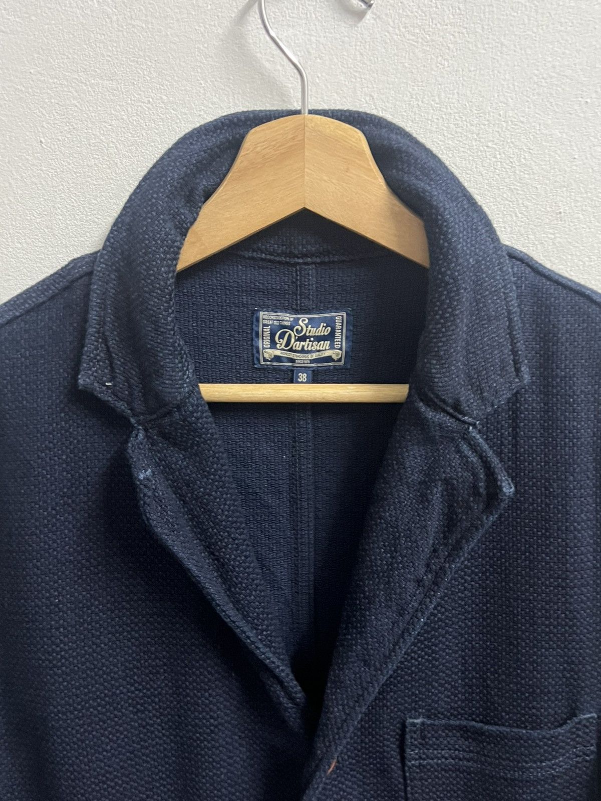 Studio D'Artisan Studio D'Artisan Vintage Hand dyed sashiko jacket Size US L / EU 52-54 / 3 - 2 Thumbnail