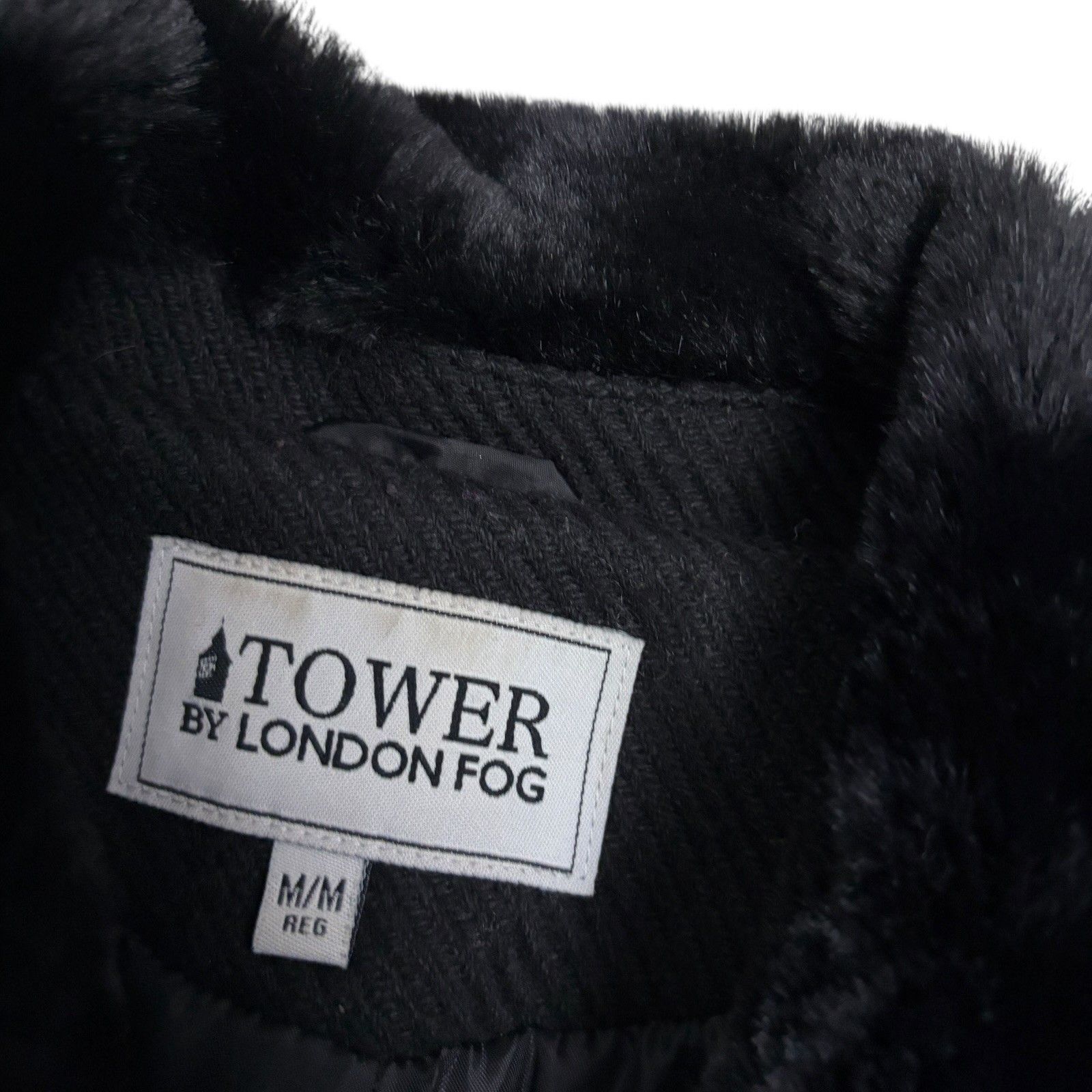 London Fog LONDON FOG TOWER Wool Business Casual Pea Coat Large Size L / US 10 / IT 46 - 2 Thumbnail