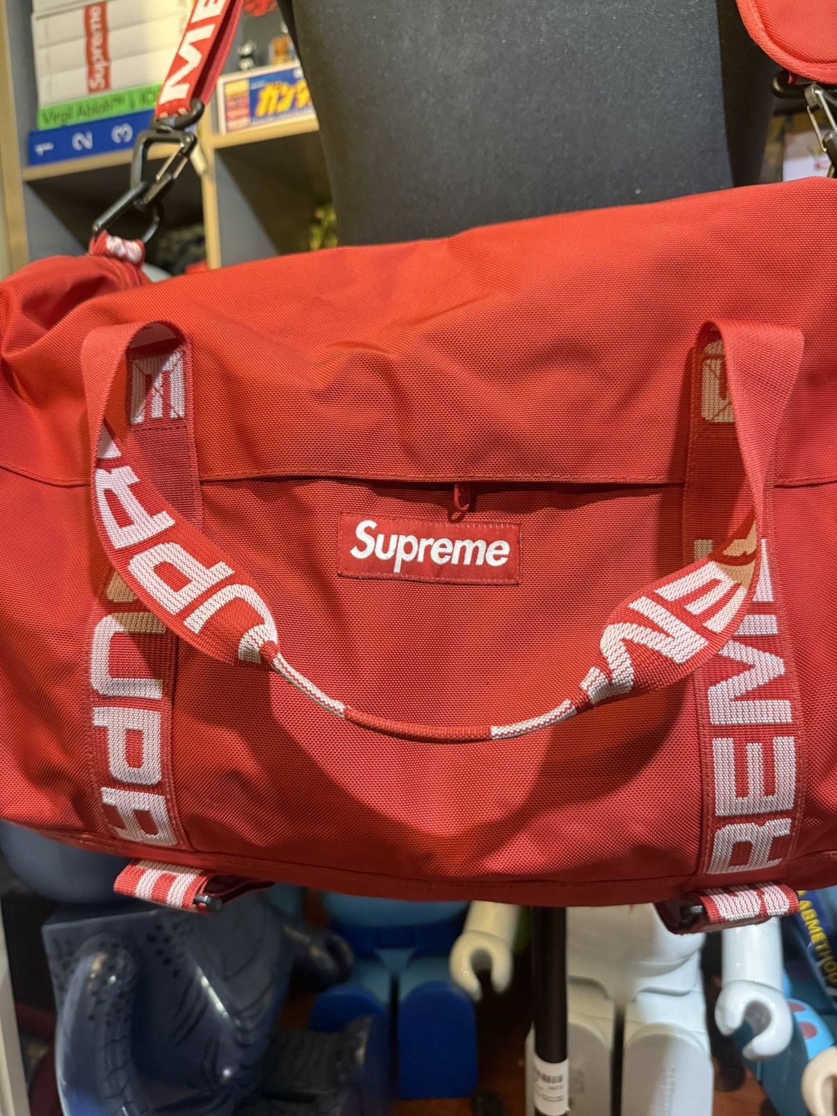 Supreme Supreme Red Duffle Bag SS18 Size ONE SIZE - 2 Thumbnail