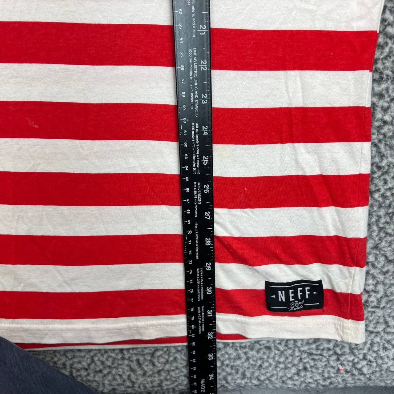 NEFF American Flag Shirt Men Short Sleeve Crew Neck Cotton L Size US L / EU 52-54 / 3 - 6 Thumbnail