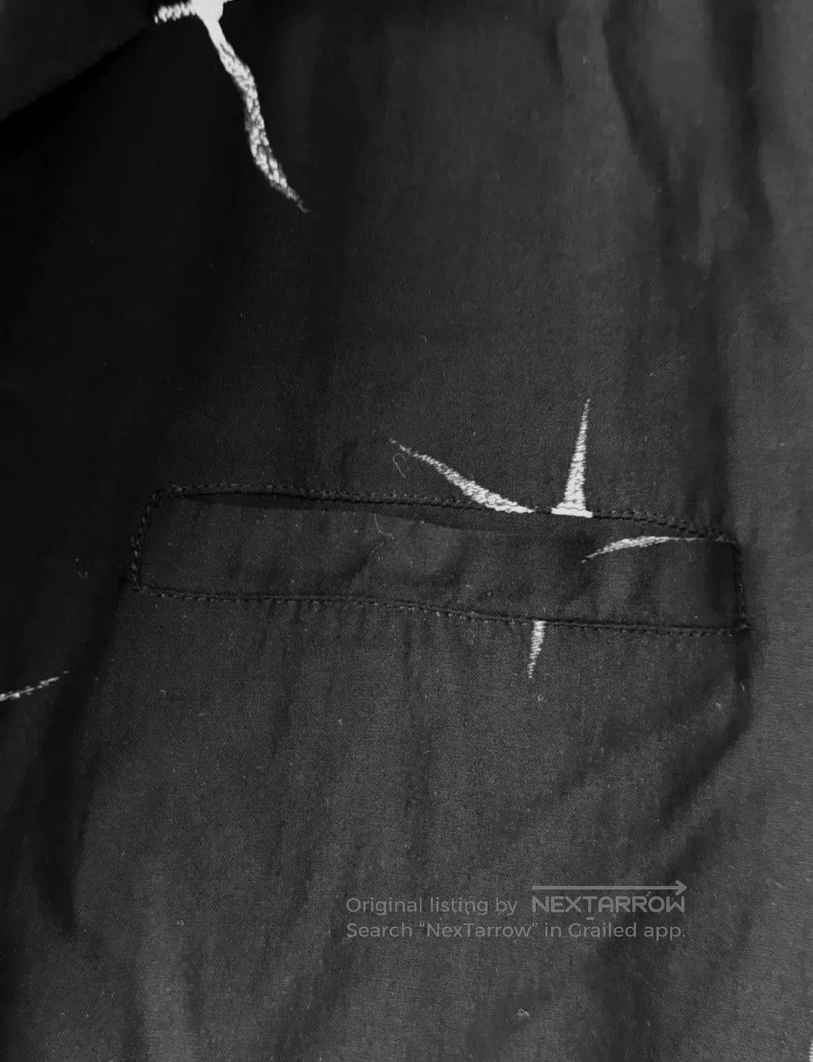 Saint Laurent Paris Saint Laurent Star Logo Silk Short Sleeve Shirt. Size US XXS / EU 40 - 6 Thumbnail