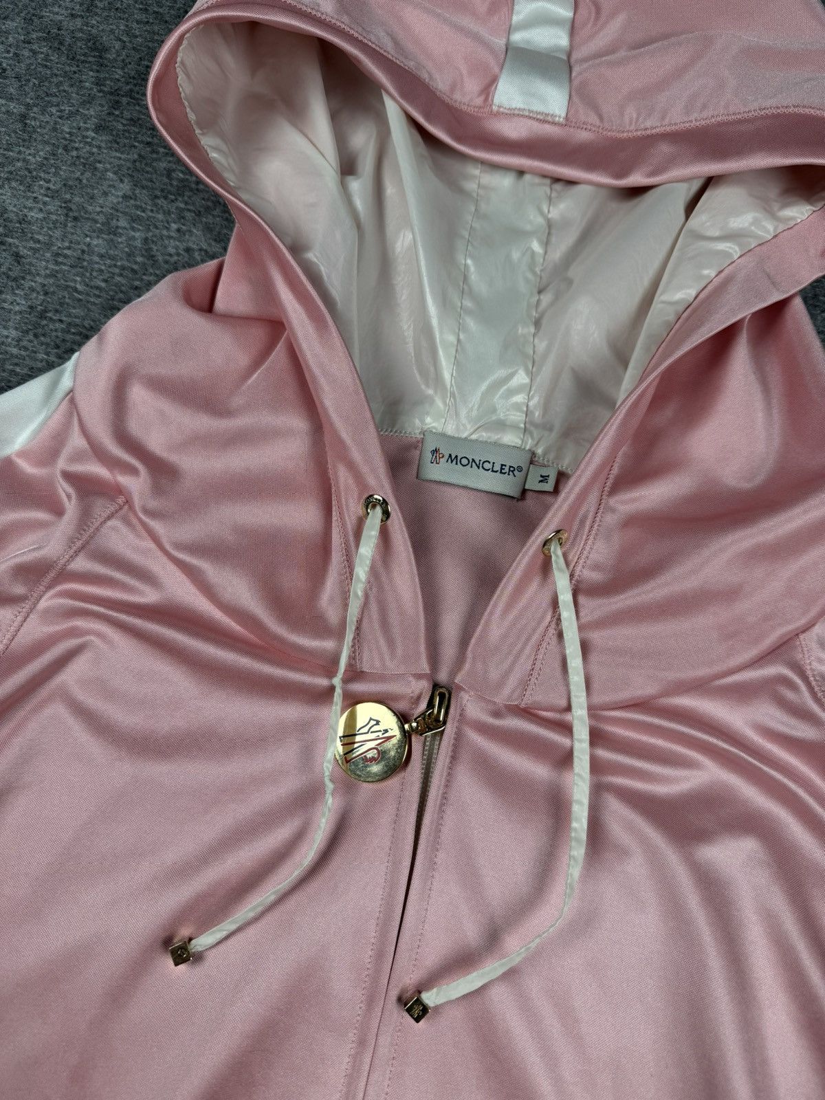 Japanese Brand × Moncler Barbie Pink Moncler hoodie zip up Size S / US 4 / IT 40 - 6 Thumbnail