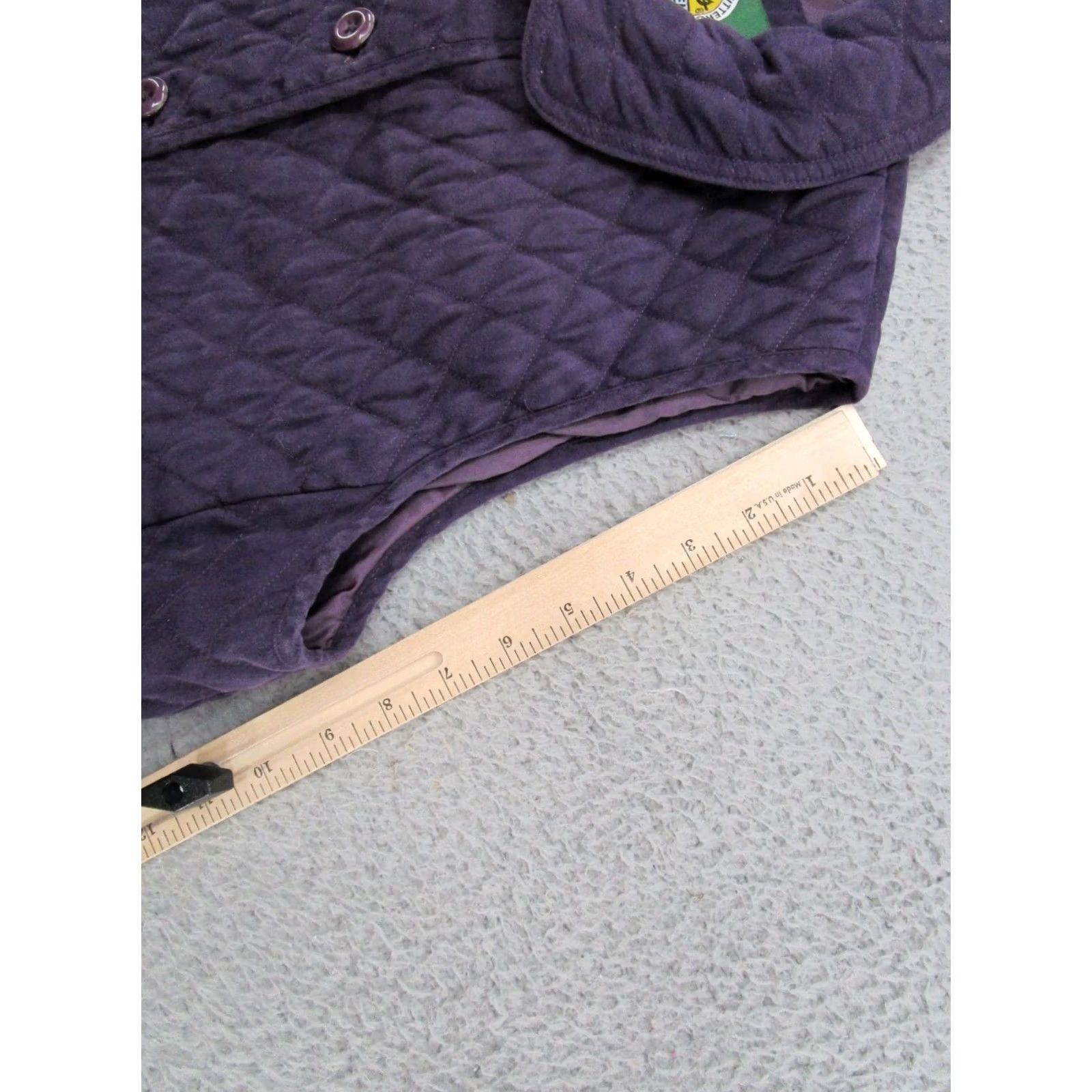 Vintage CABELAS Purple Women’s Quilted Button Up Sleeveless Vest Size M Outdoor Vest Size M / US 6-8 / IT 42-44 - 6 Thumbnail