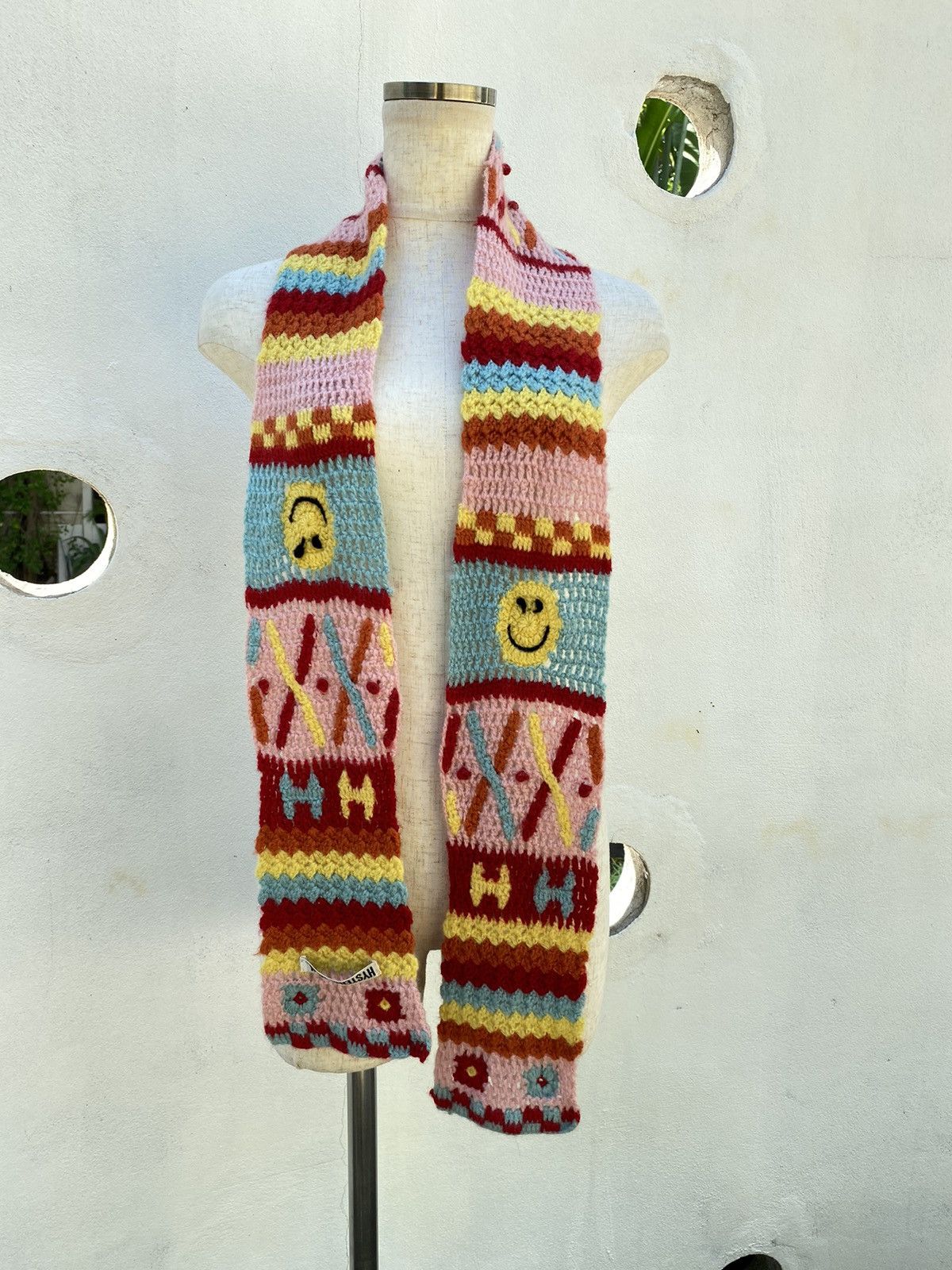 Hysteric Glamour Hysteric Mini Colorful Floral Knit Scarf Size ONE SIZE - 18 Thumbnail