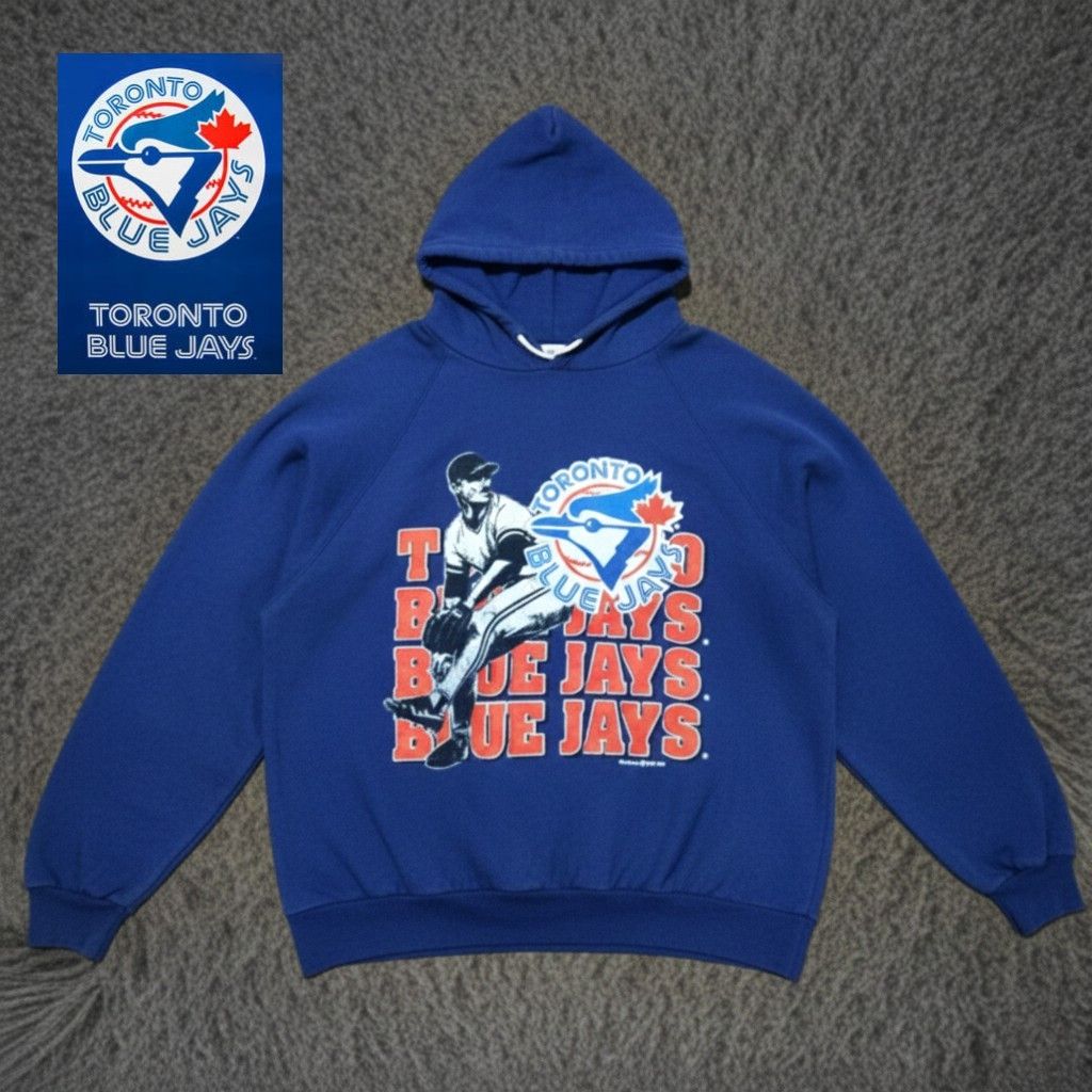 Vintage Vintage 1994 Toronto Blue Jays MLB Hoodie - Made in Canada Size US L / EU 52-54 / 3 - 1 Thumbnail