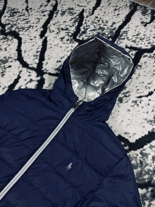 Ralph Lauren Silver Navy Blue Double-Face Down Jacket XS Size US XS / EU 42 / 0 - 4 Thumbnail
