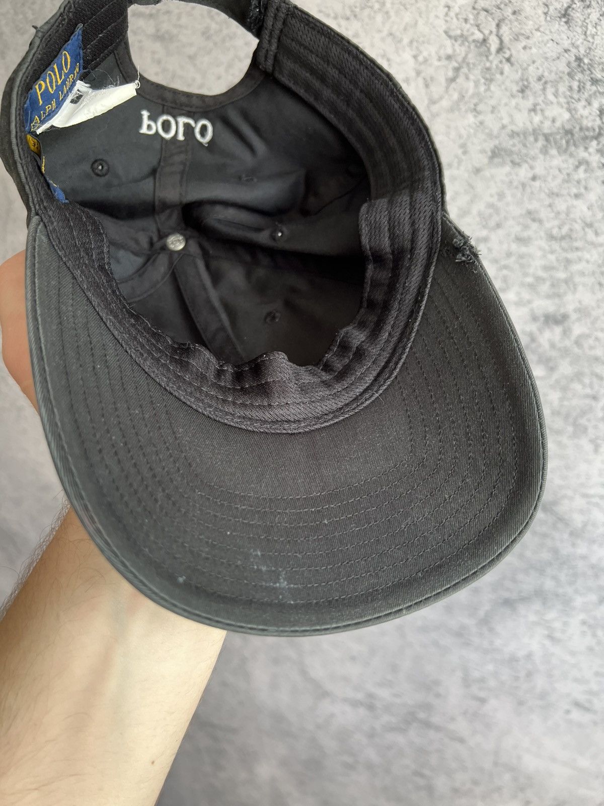 Polo Ralph Lauren Polo Ralph Lauren Baseball Cap Hat Men One Size Trashed PRL Size ONE SIZE - 11 Thumbnail