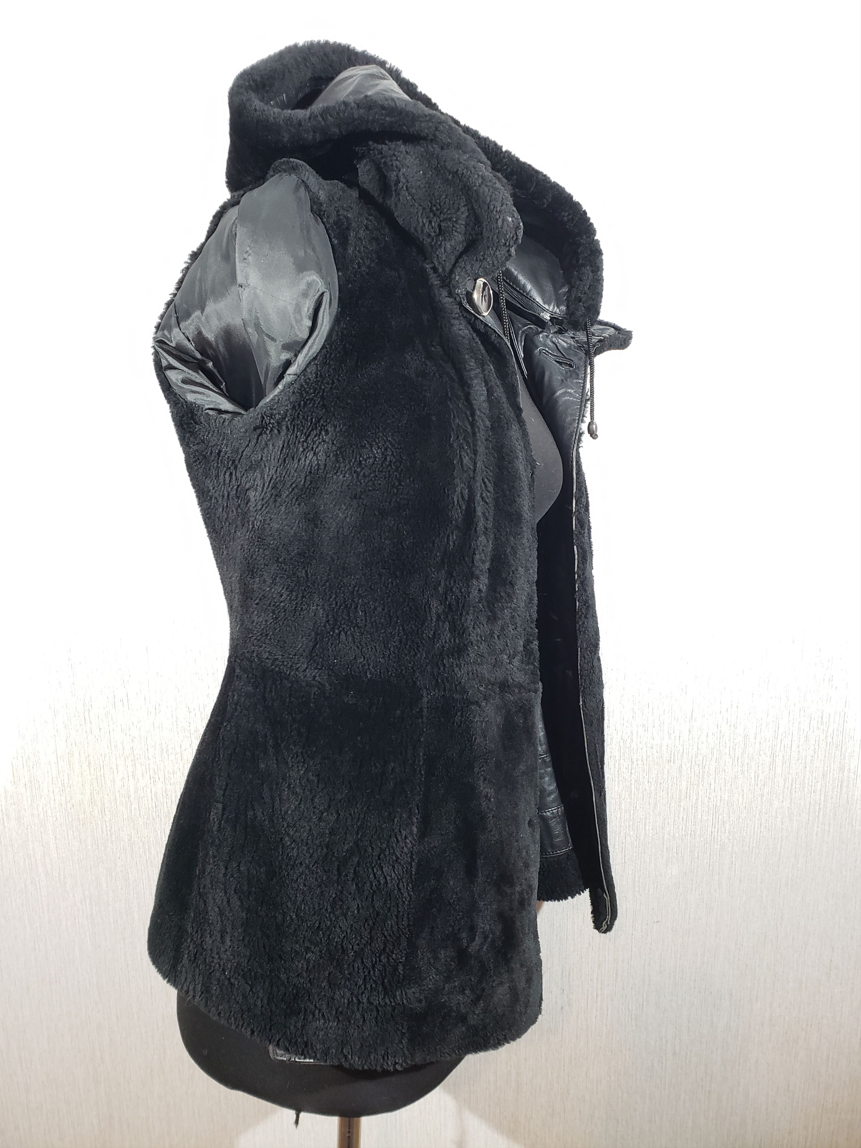 Other Stylish black women's jacket with a hood. Size M / US 6-8 / IT 42-44 - 8 Thumbnail