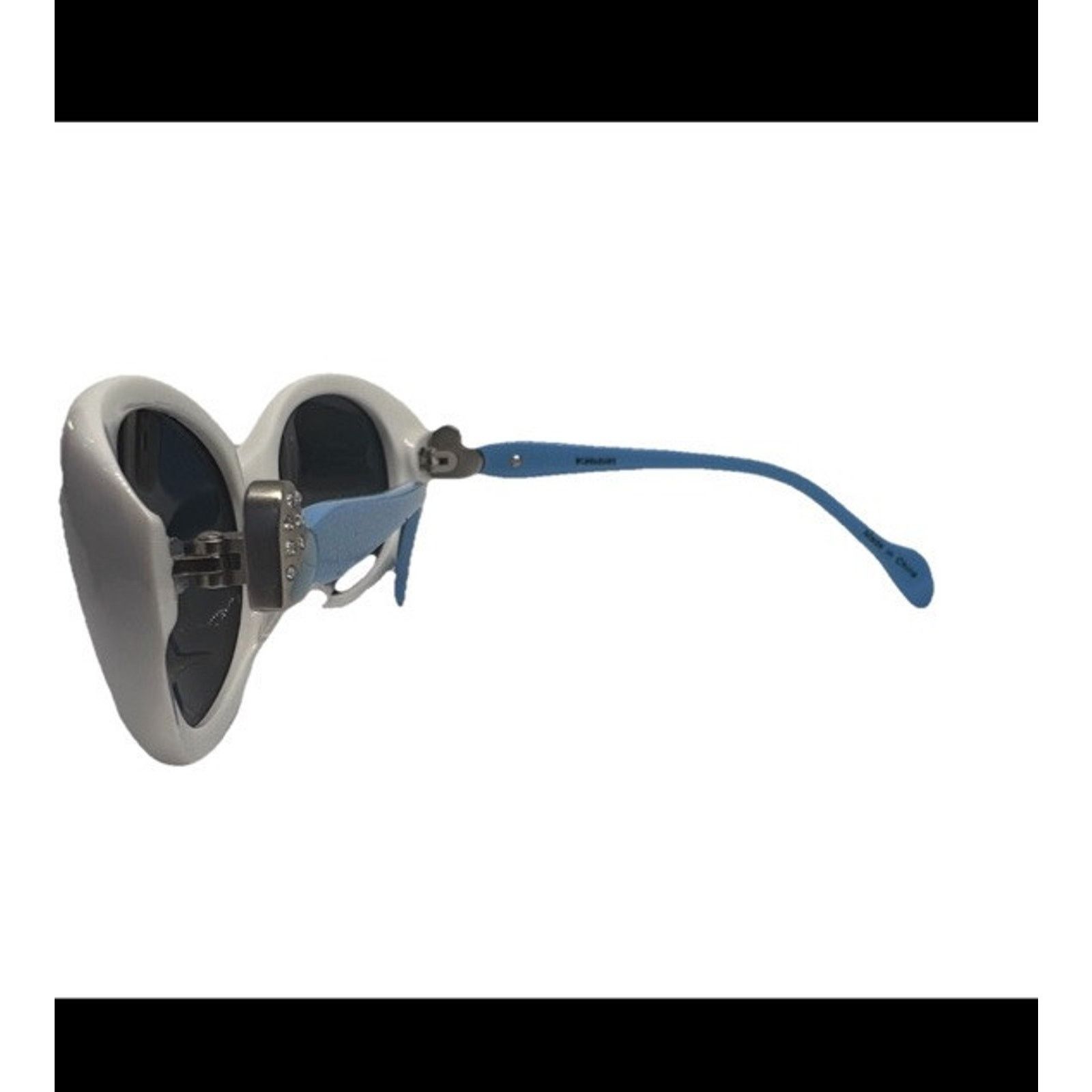 & Other Stories KOOL KIDS KKS05 WHITE/BLUE SUNGLASSES FRAMES 50-16 Size ONE SIZE - 3 Thumbnail