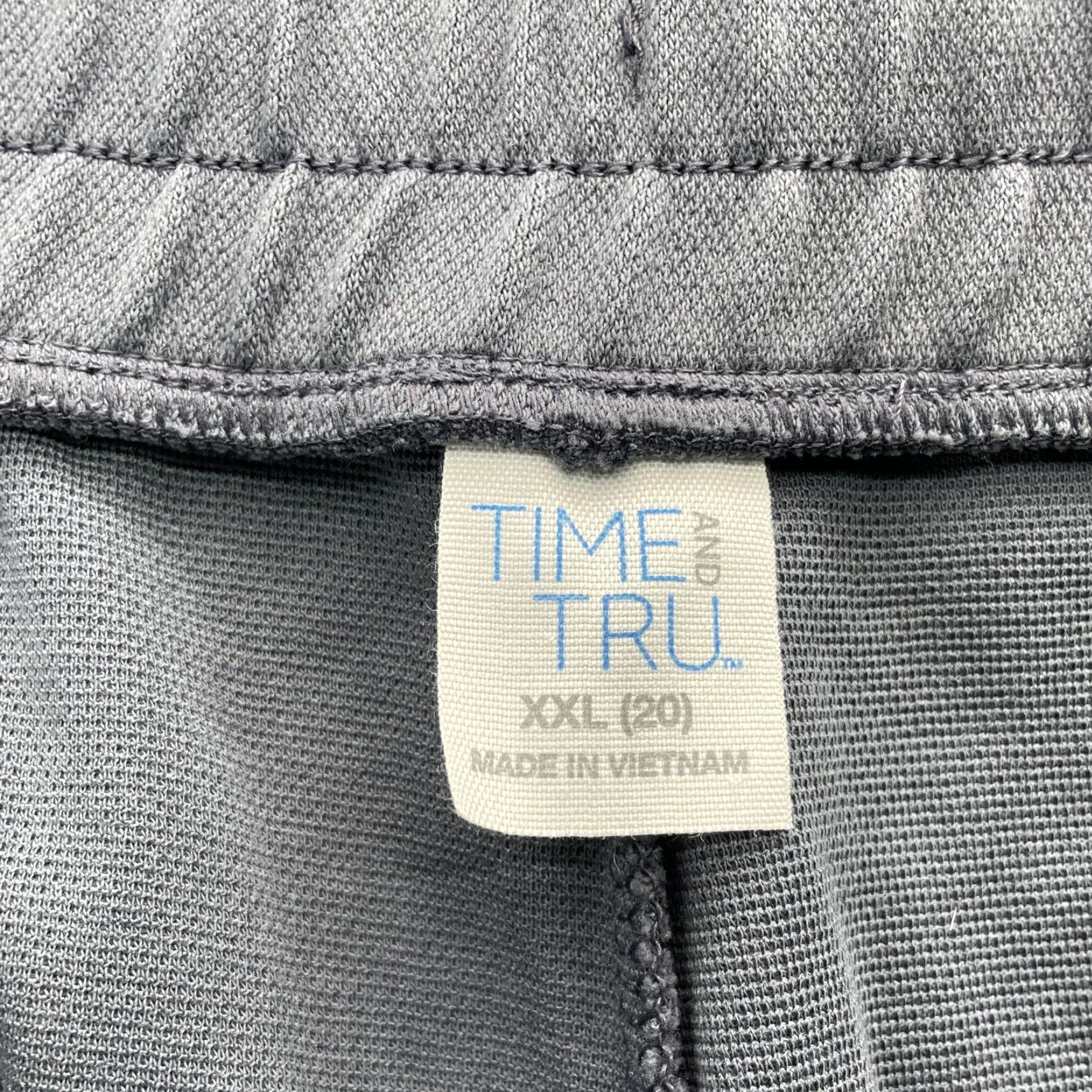 Vintage Time and Tru Jogger Pant Womens 2XL Travel Sweatpants Academia Gym Sports Lounge Shirt Pant Gray 2XL Womens Retro 90s 70s Casual Travel Lounge Womens Size 40" / US 18 - 7 Thumbnail