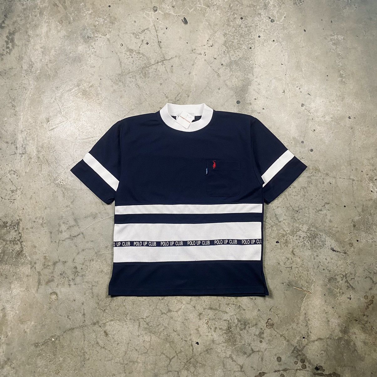 U.S. Polo Assn. × Vintage y2k Polo Up Club Boxy Jersey Tee Size US S / EU 44-46 / 1 - 1 Thumbnail
