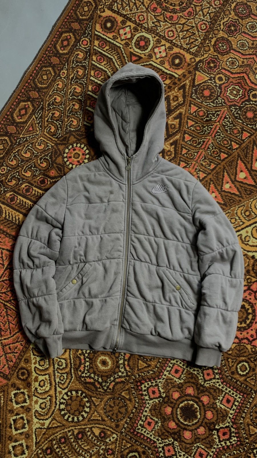 Nike × Vintage Y2K Vintage Nike Brown Jacket Women Size M / US 6-8 / IT 42-44 - 3 Thumbnail