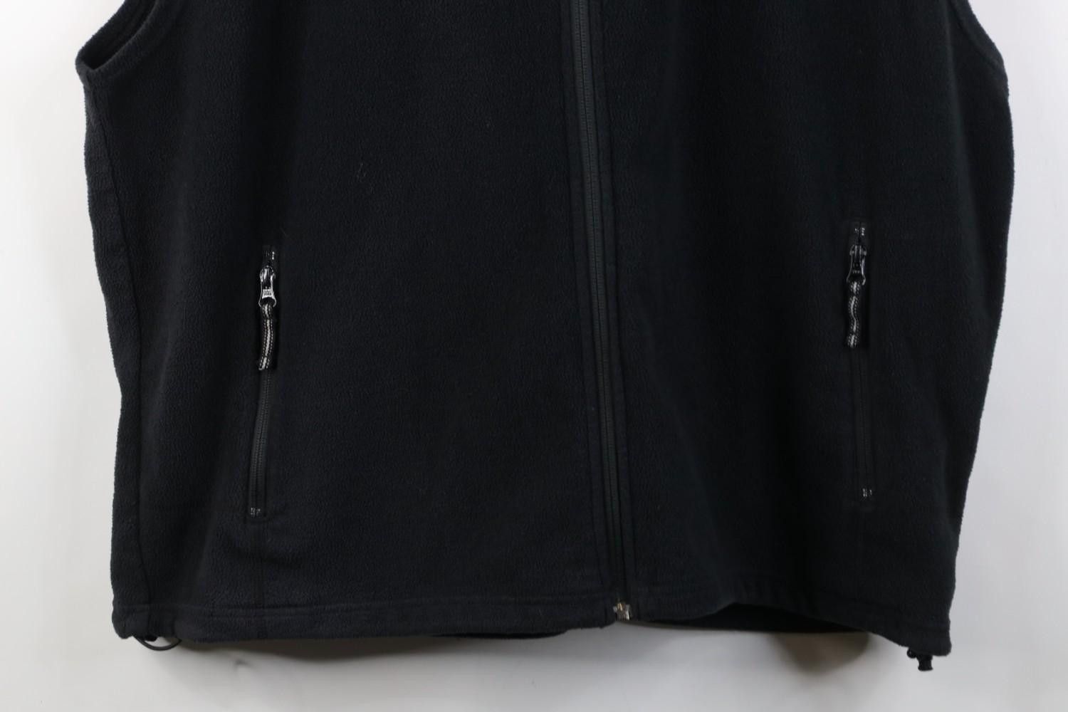 Cabelas Vintage Cabelas Spell Out Full Zip Fleece Vest Jacket Black Size US XXL / EU 58 / 5 - 3 Thumbnail