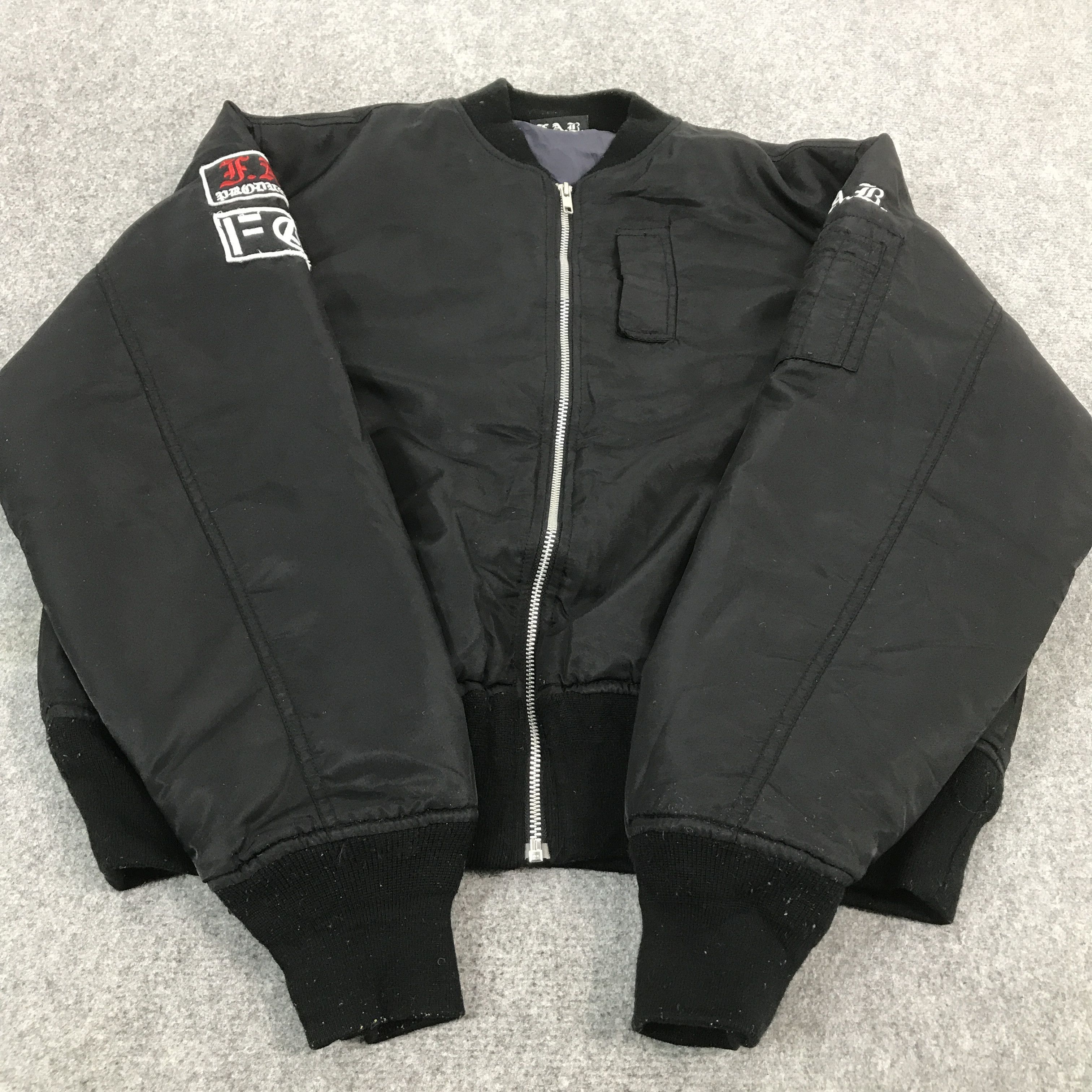 Japanese Brand JAPAN STYLE FAB BOMBER JACKET Size US L / EU 52-54 / 3 - 8 Thumbnail