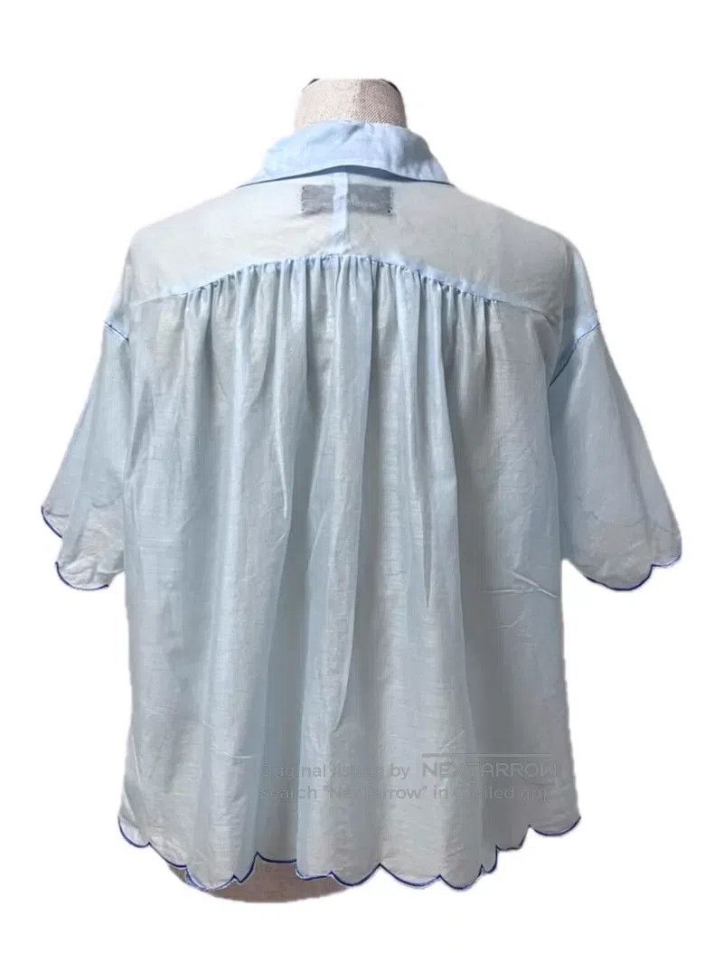 Comme des Garcons Comme des Garcons size F Ice Blue Shirt Size S / US 4 / IT 40 - 2 Thumbnail