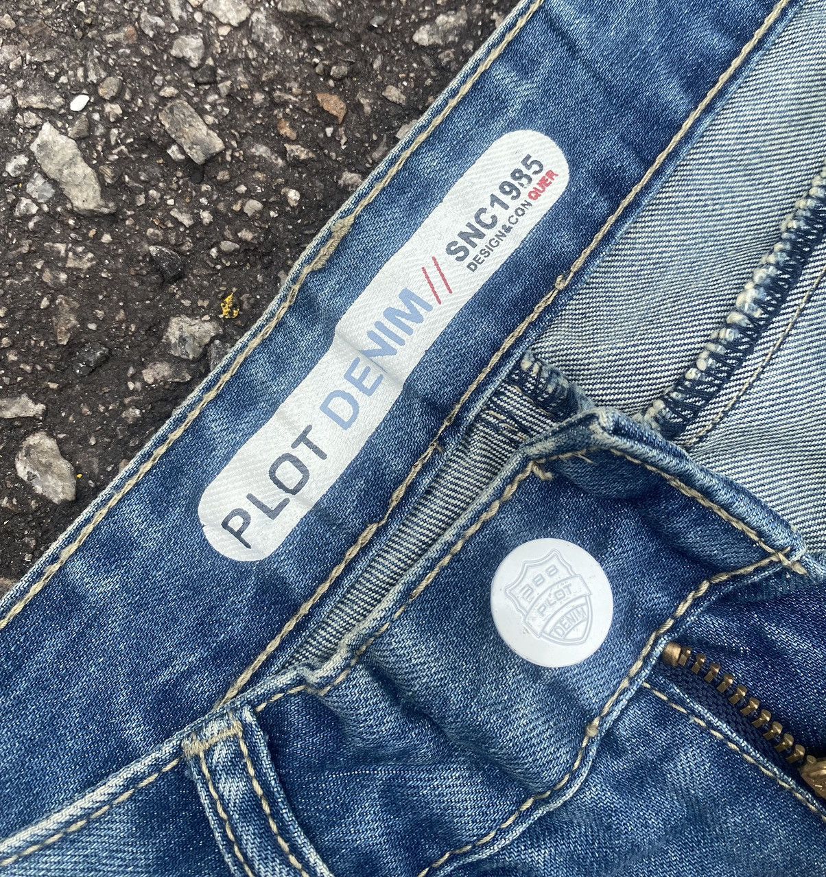 Other Multi Pocket Pants Biker Jeans Plot Denim Size US 32 / EU 48 - 6 Thumbnail