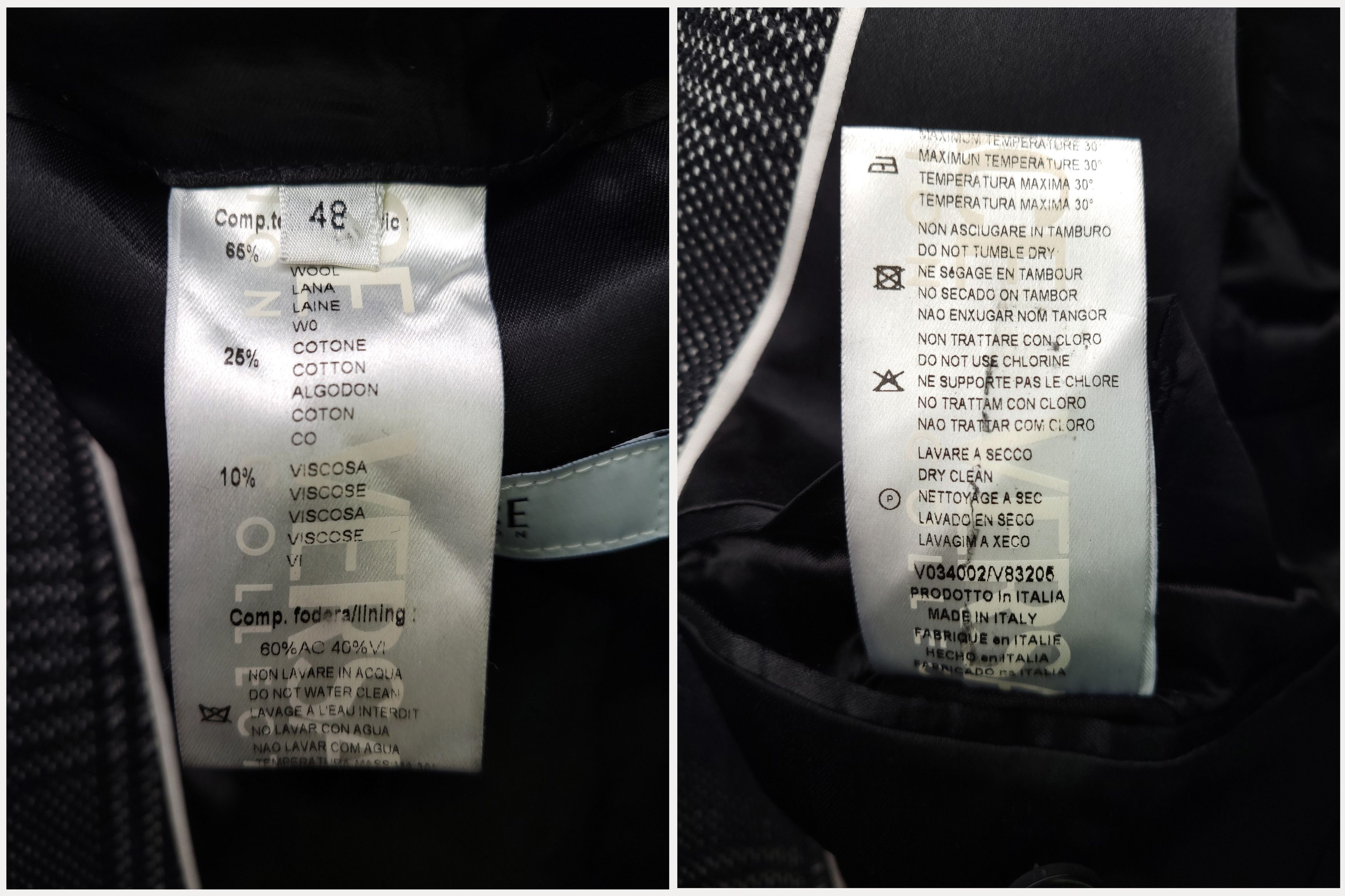 Versace Versace Collection _ Check _ Prince Of Wales _ Wool Coat Size US M / EU 48-50 / 2 - 9 Thumbnail