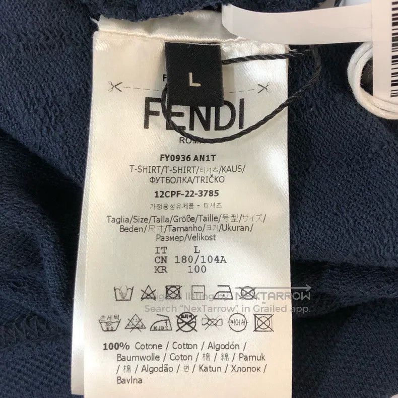 Fendi Fendi FF Subtle Pattern Printed Short Sleeve Size US L / EU 52-54 / 3 - 4 Thumbnail