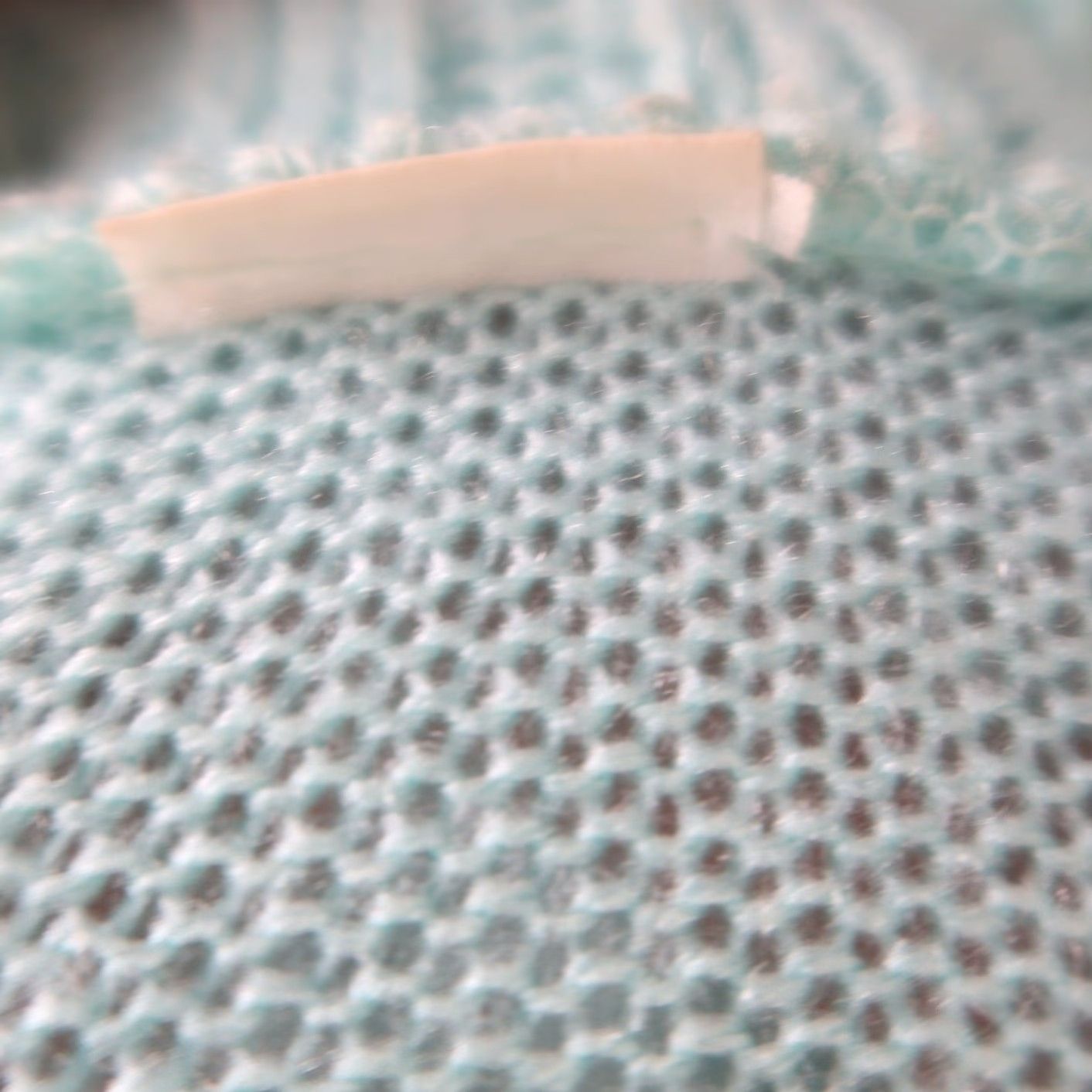 Vintage VINTAGE 80s Mint Green-Blue Floral Embroidered Wool Sweater L Womens Size L / US 10 / IT 46 - 5 Thumbnail