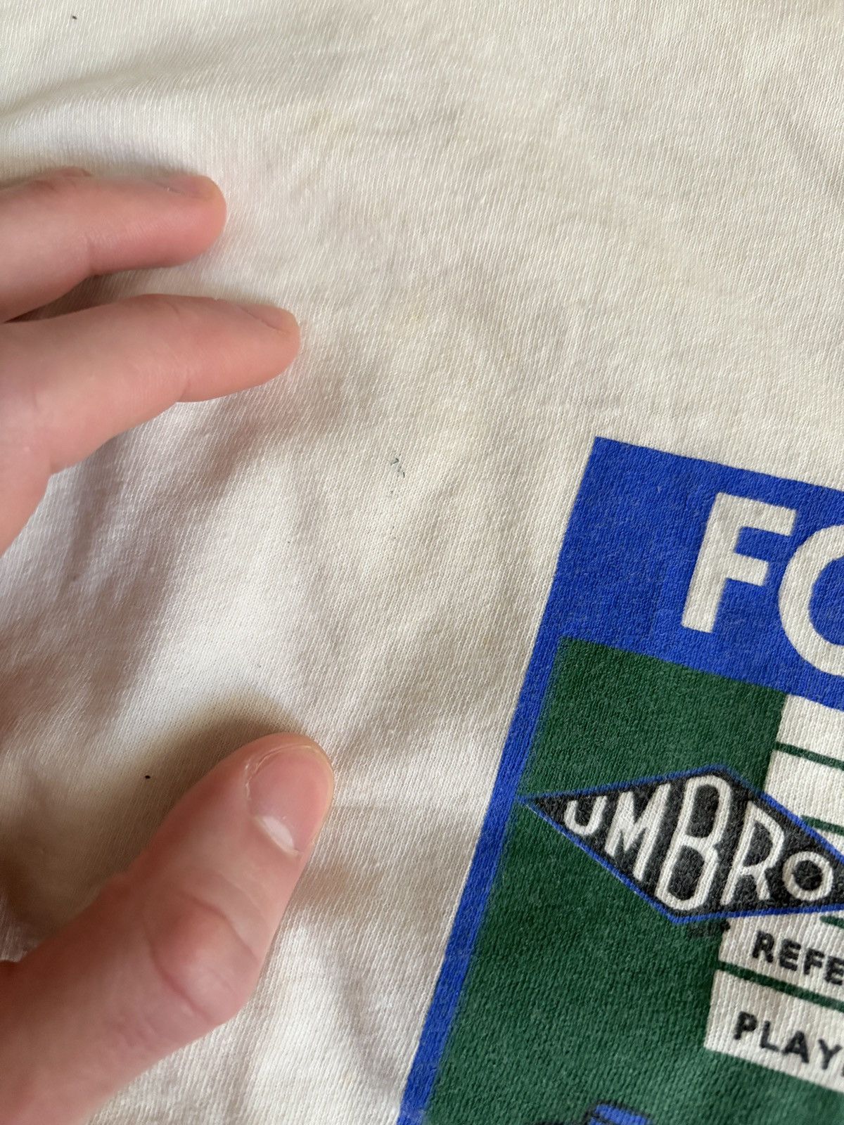 Umbro Vintage 80s Umbro Sheffield West Bromwich Tribute Football Size US M / EU 48-50 / 2 - 9 Thumbnail