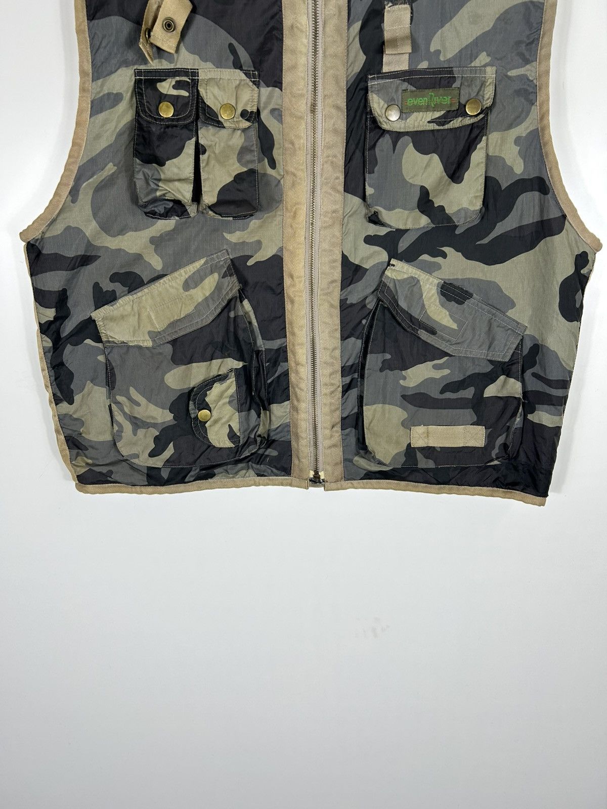 Vintage ⚡️Vintage Even River Fleece Camo Multi Pocket Vest Size US L / EU 52-54 / 3 - 5 Thumbnail