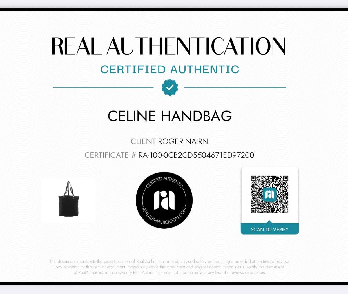 Celine Celine Black Macadam Tote Bag + Dust Bag Size ONE SIZE - 2 Thumbnail