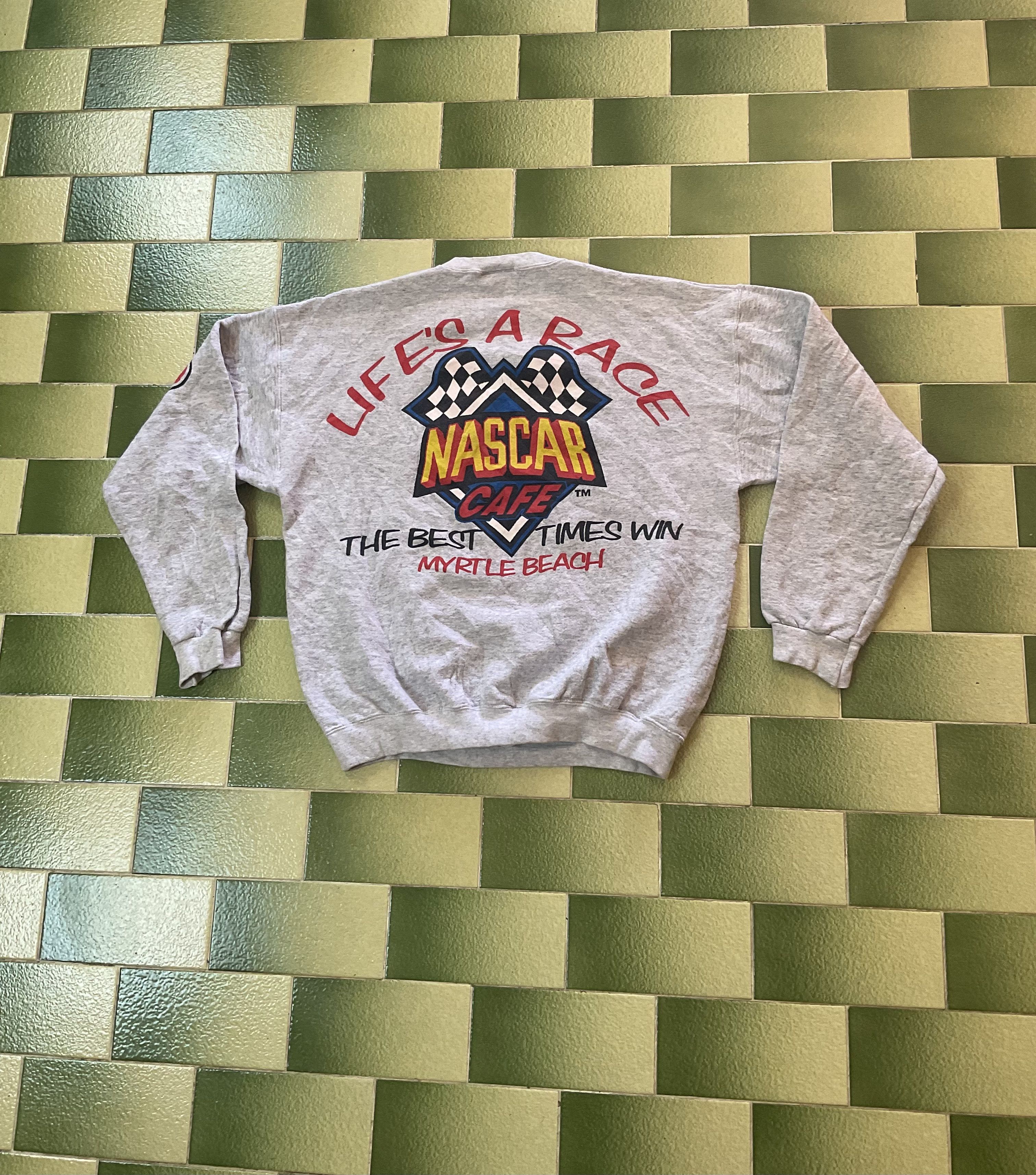 NASCAR Vintage NASCAR Cafe Myrtle Beach Big Print Sweatshirt Size US L / EU 52-54 / 3 - 2 Thumbnail