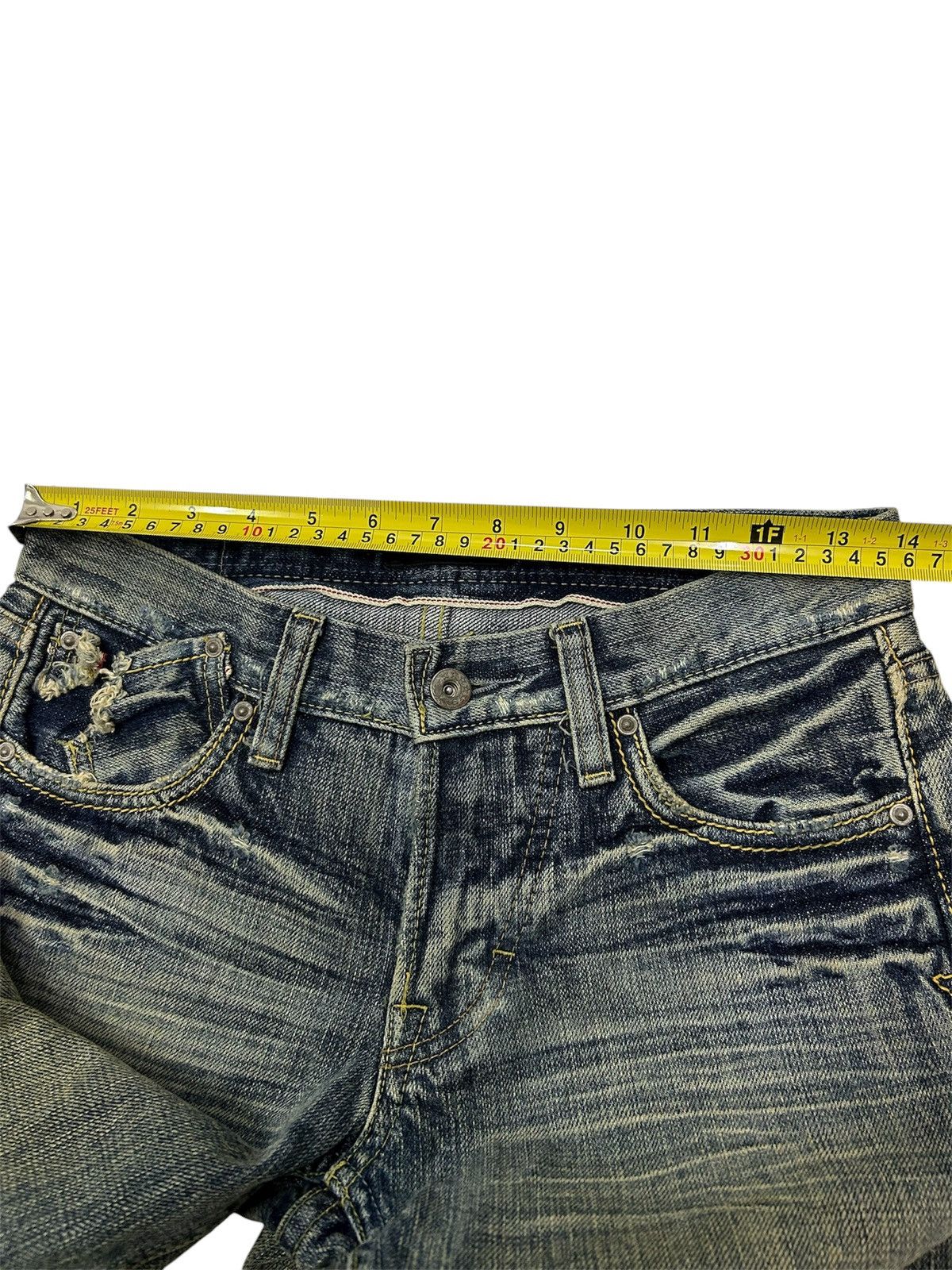 Japanese Brand Vintage Japanese Sweetcamel Distressed Selvedge Women Jeans Size US 29 - 24 Thumbnail