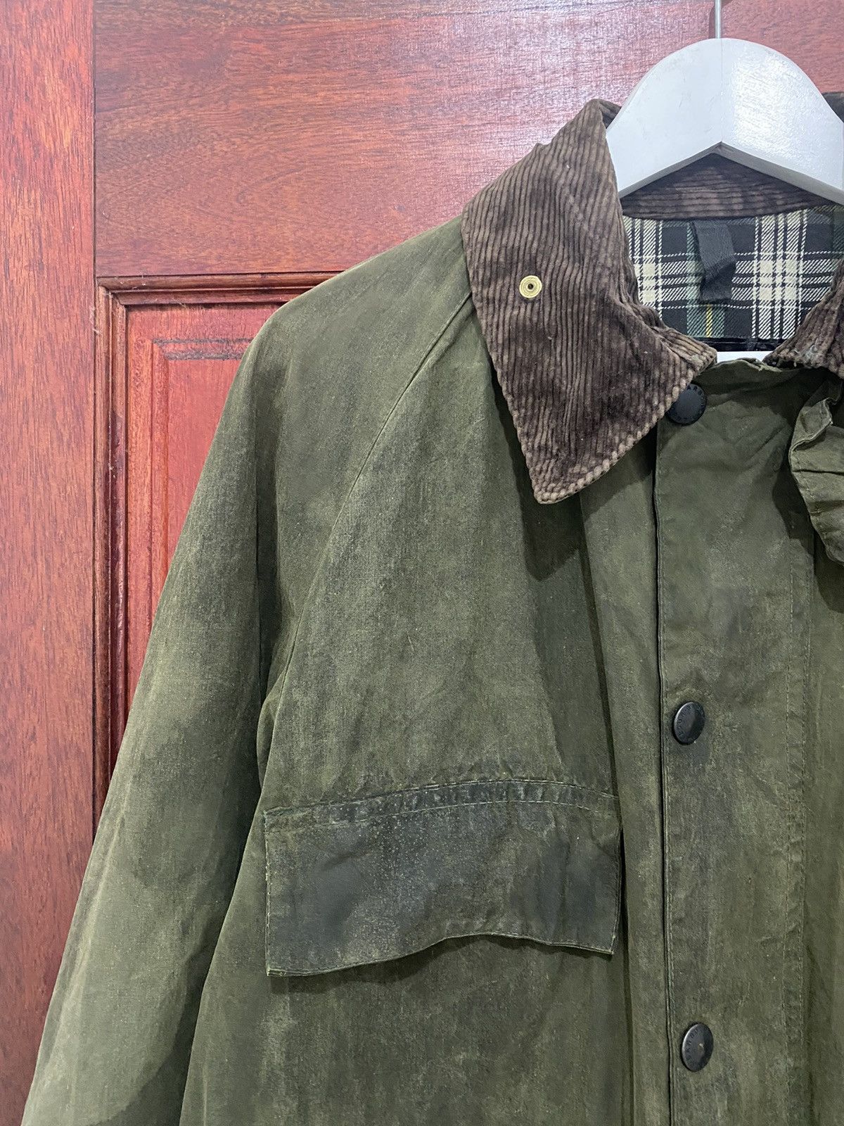 Barbour Barbour Bedale Waxed Cotton Jacket Made England Size US S / EU 44-46 / 1 - 6 Thumbnail