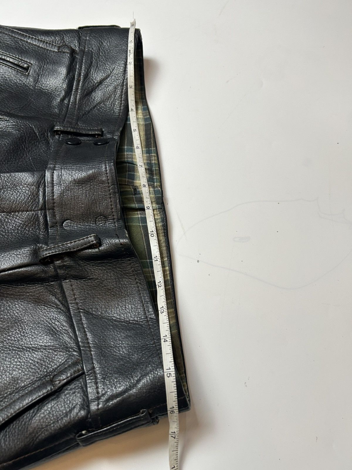 Genuine Leather × Japanese Brand SPECIALLY LEATHER PANT Size US 32 / EU 48 - 7 Thumbnail