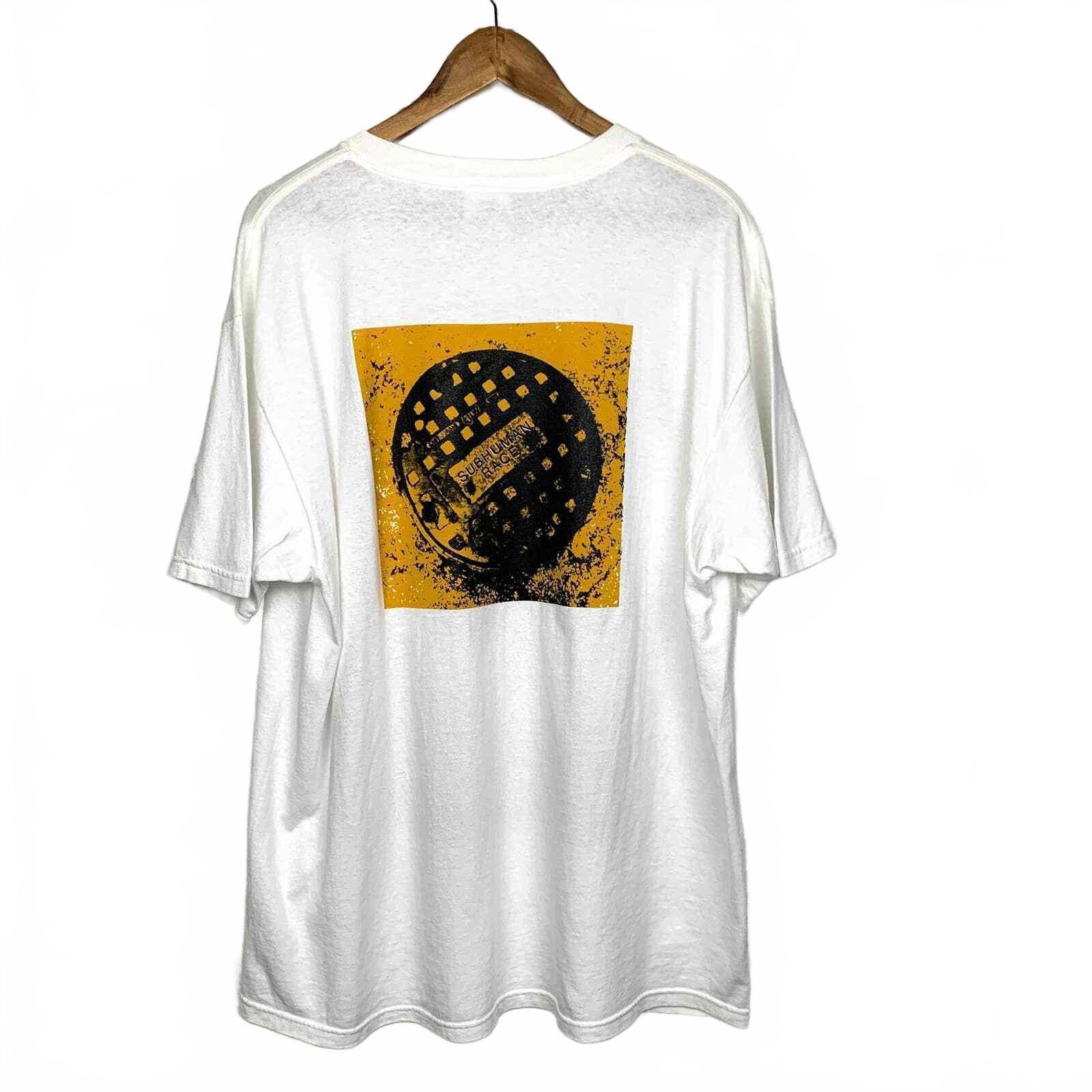 Other Vintage 90s 1995 Skid Row Subhuman Race White T Shirt XL Size US XL / EU 56 / 4 - 6 Thumbnail