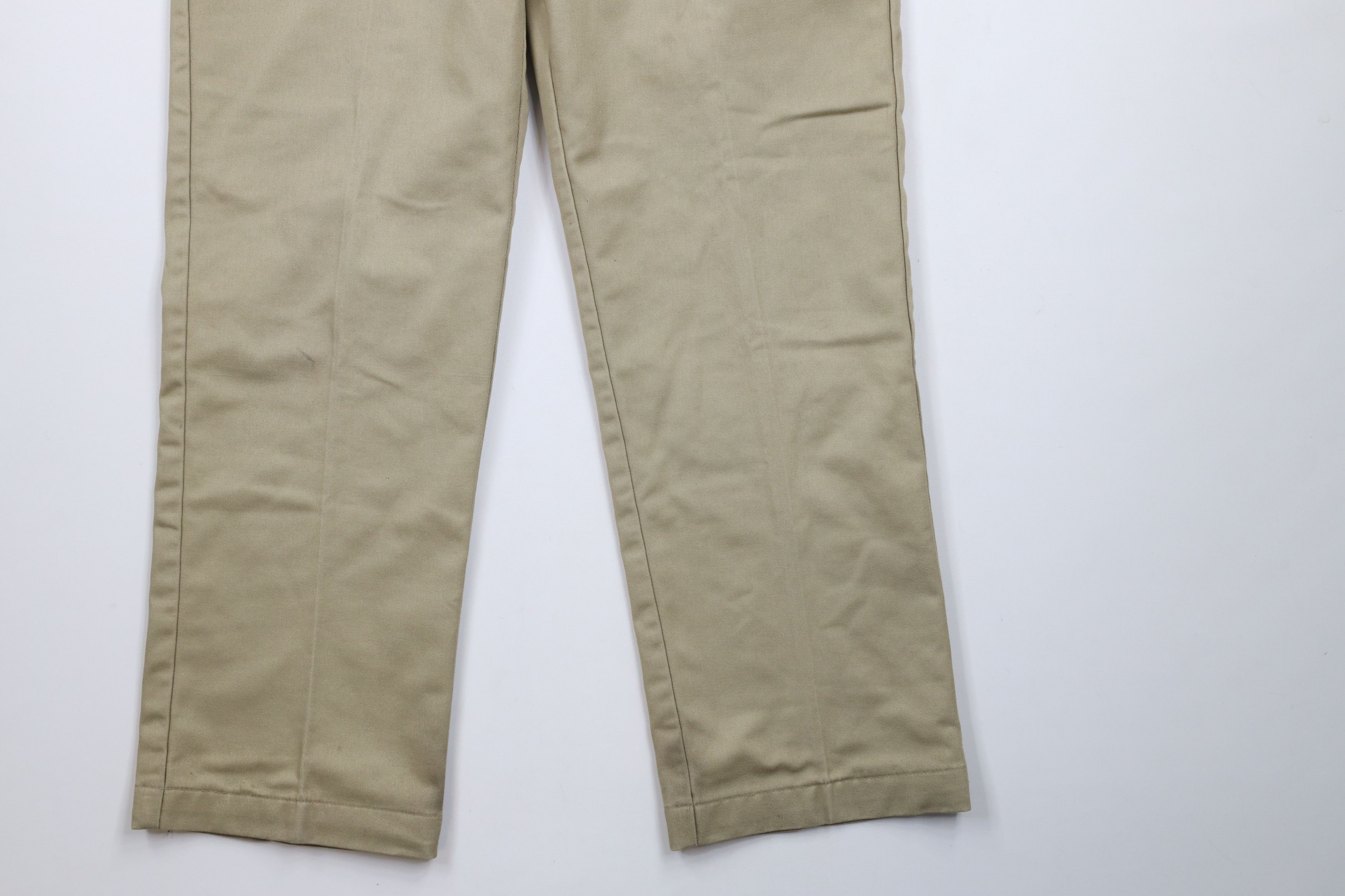 Dickies × Vintage Vintage 70s Dickies Lined Wide Leg Workwear Pants USA Beige Size US 32 / EU 48 - 5 Thumbnail