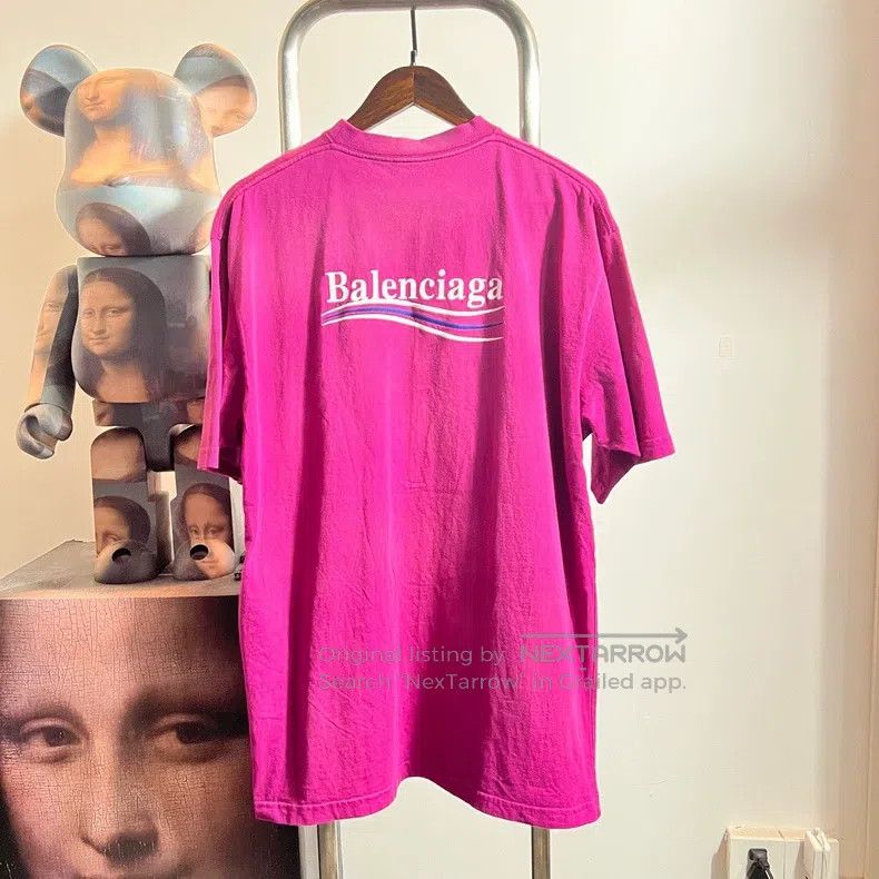 Balenciaga Balenciaga Wave Embroidery Short Sleeve Size US XS / EU 42 / 0 - 2 Thumbnail