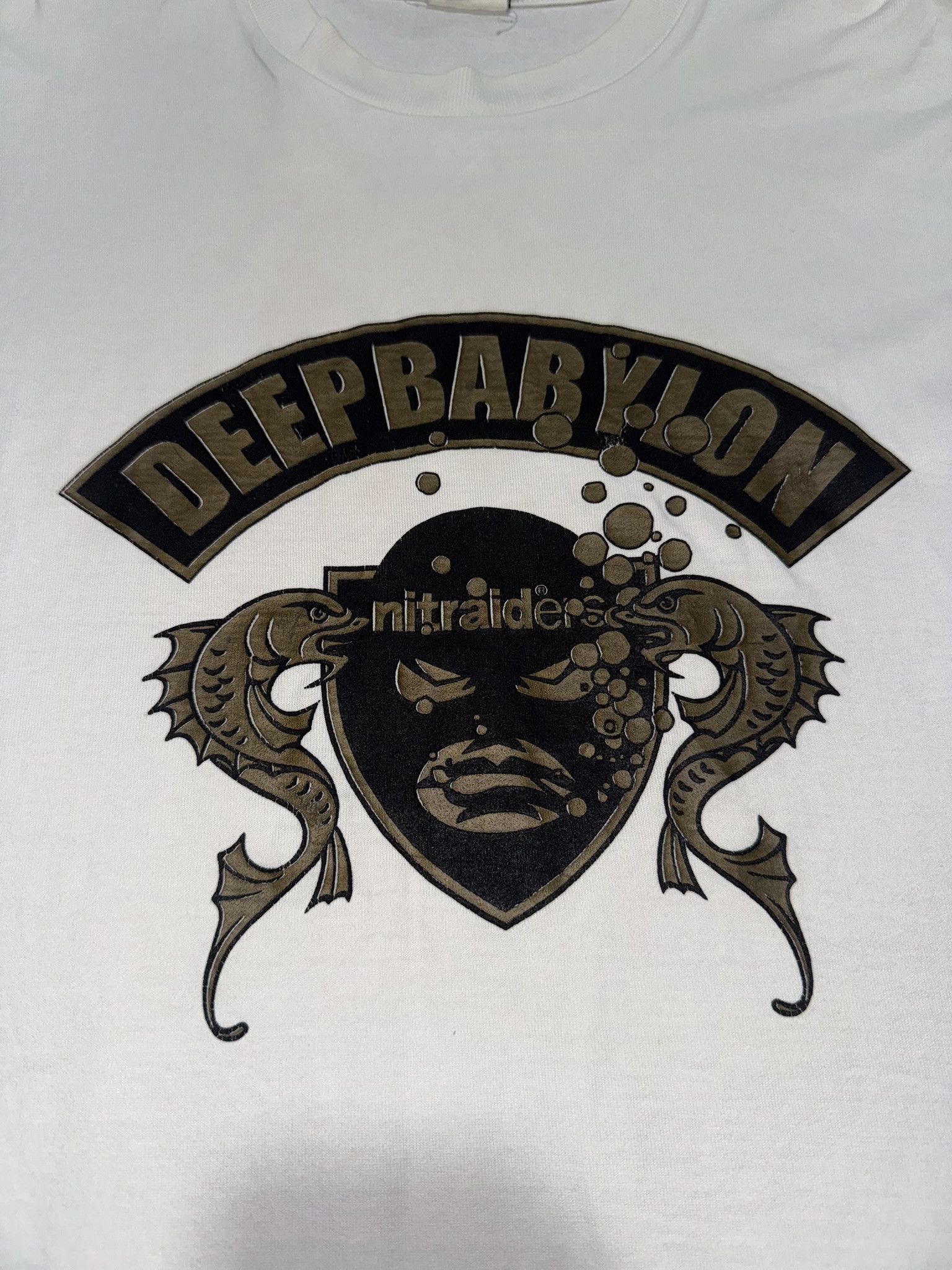 Japanese Brand × Nitraid Japanese Brand Nitraid Anti Babylon Equipment Bape T shirt Size US L / EU 52-54 / 3 - 2 Thumbnail