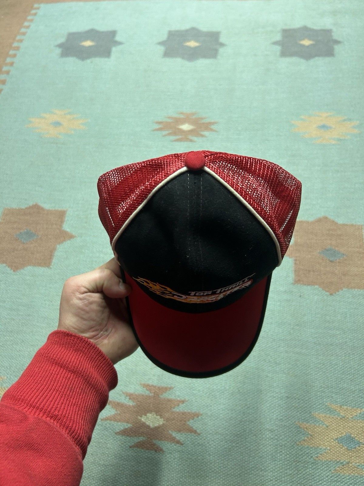 Vintage hat cedar point top thrill grays yet flames amusement park Size ONE SIZE - 3 Thumbnail