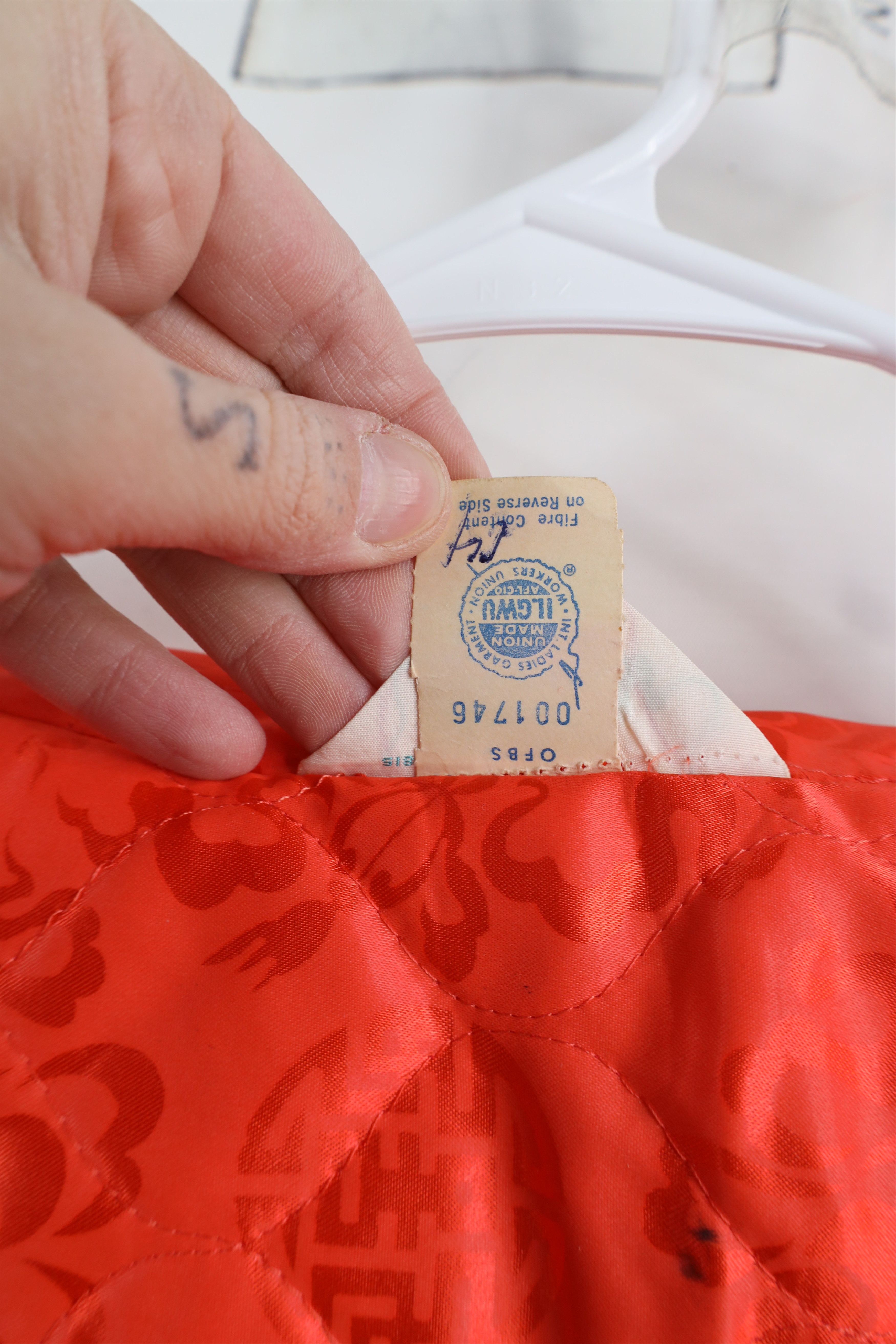 Vintage Deadstock Vintage 60s Quilted Kimono Night Sleep Jacket Size XL / US 12-14 / IT 48-50 - 12 Thumbnail