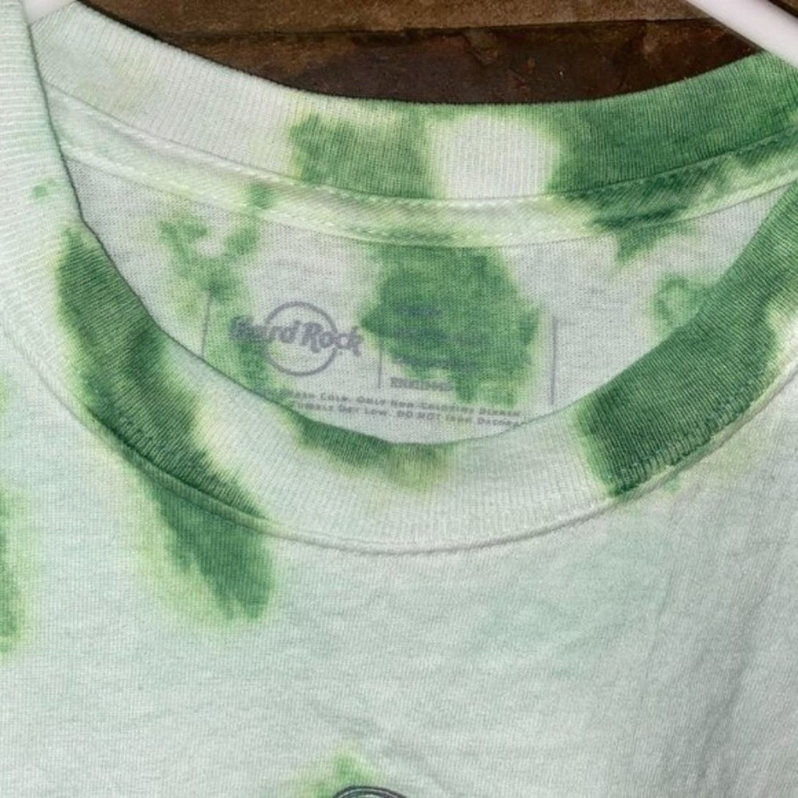 Hard Rock Cafe Hard Rock Custom Green Tie Dye Graphic T-Shirt XL Size US XL / EU 56 / 4 - 4 Thumbnail