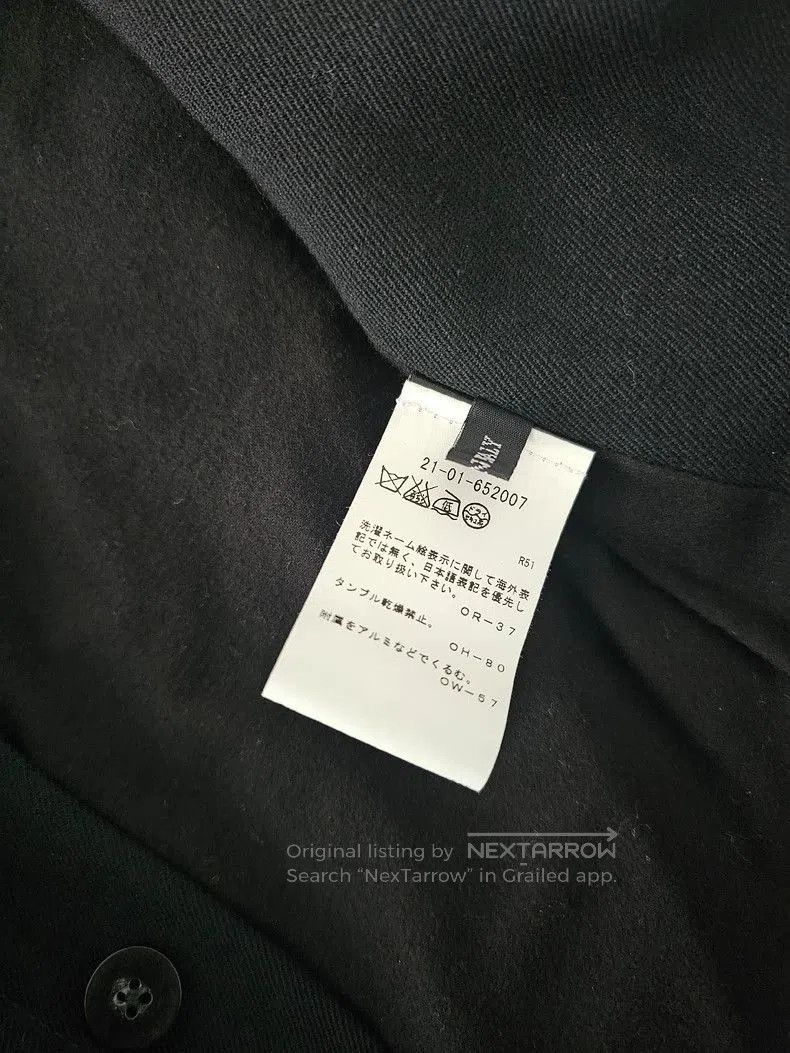 Ann Demeulemeester Ann Demeulemeester Men's Wool Trench Coat. Size US L / EU 52-54 / 3 - 7 Thumbnail