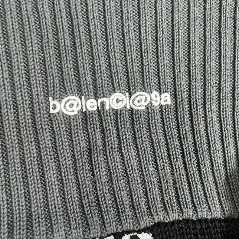 Balenciaga Balenciaga Patchwork Wave Sweater Size US S / EU 44-46 / 1 - 3 Thumbnail