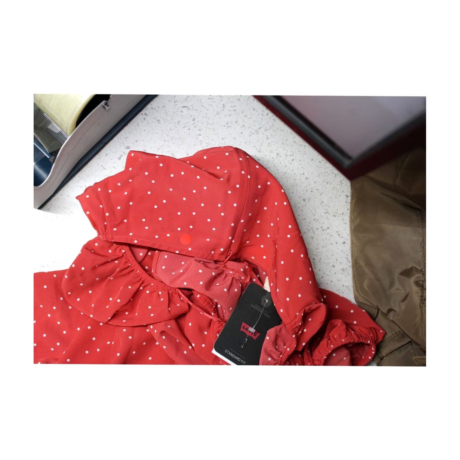 Levi's VINTAGE Levi's Womens Clementine Mini Dress, red, XL Size XL / US 12-14 / IT 48-50 - 3 Thumbnail