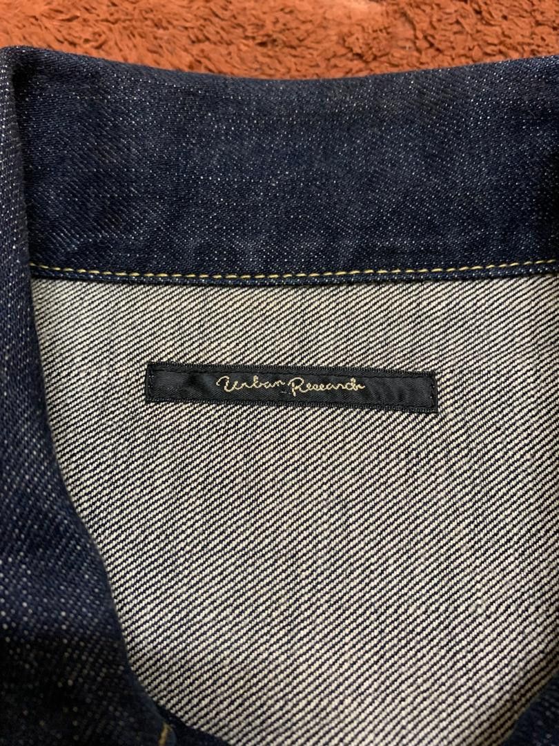 URBAN RESEARCH DOORS URBAN RESEARCH TRUCKER DENIM JACKET WITH PATCHES Size US M / EU 48-50 / 2 - 5 Thumbnail