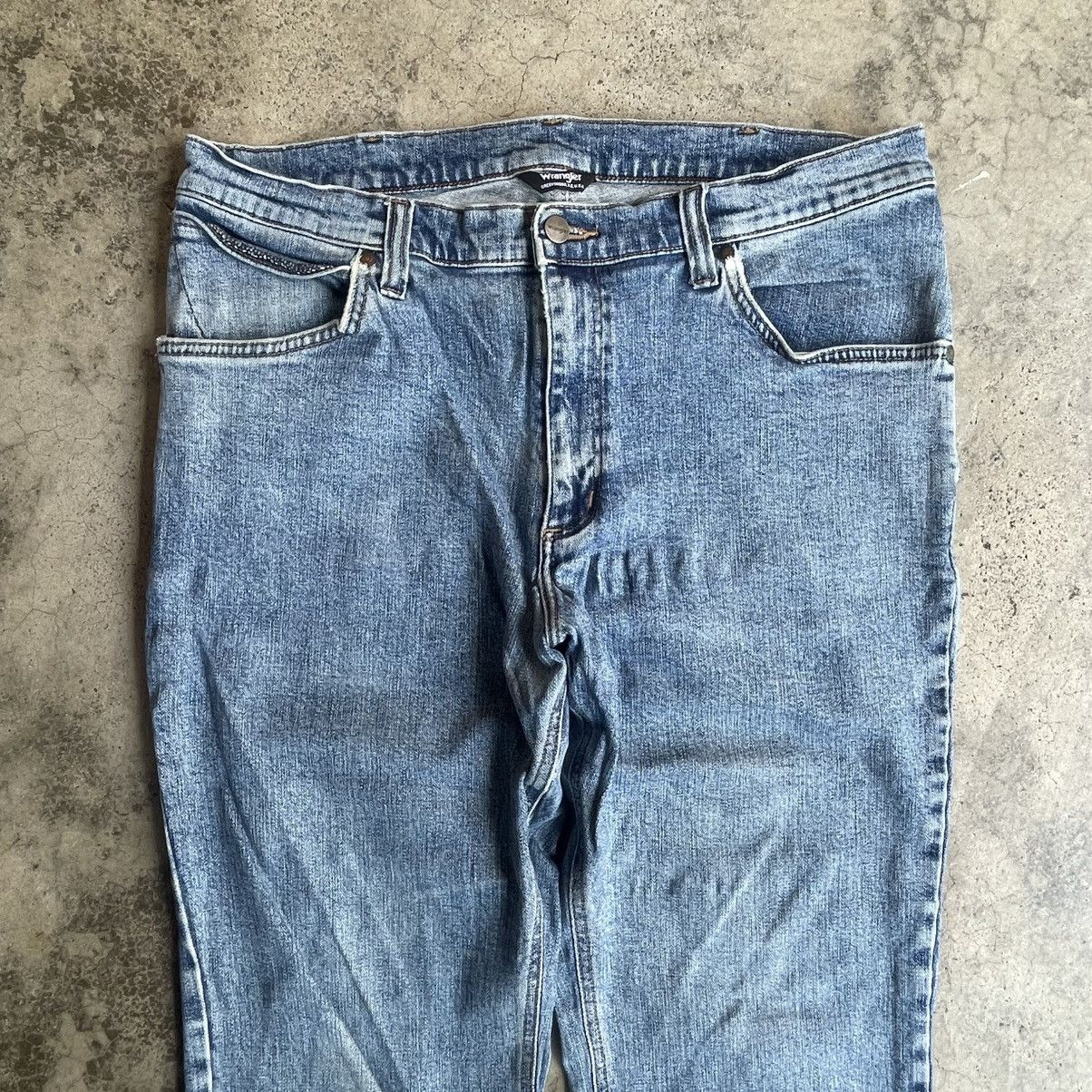 Wrangler 🔥Vintage Wrangler WM3903 Stoned Washed Regular Fit Jeans Size US 35 - 2 Thumbnail