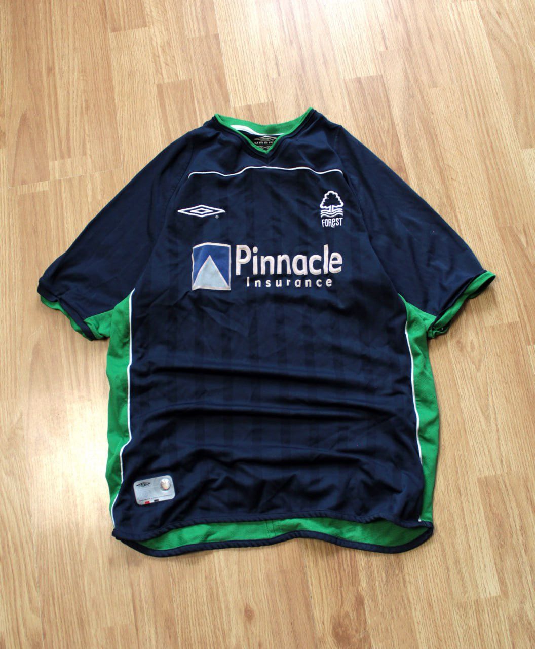 Umbro 🔥 Nottingham Forest Third Umbro 2002 2003 Jersey T Shirt Size US L / EU 52-54 / 3 - 1 Thumbnail
