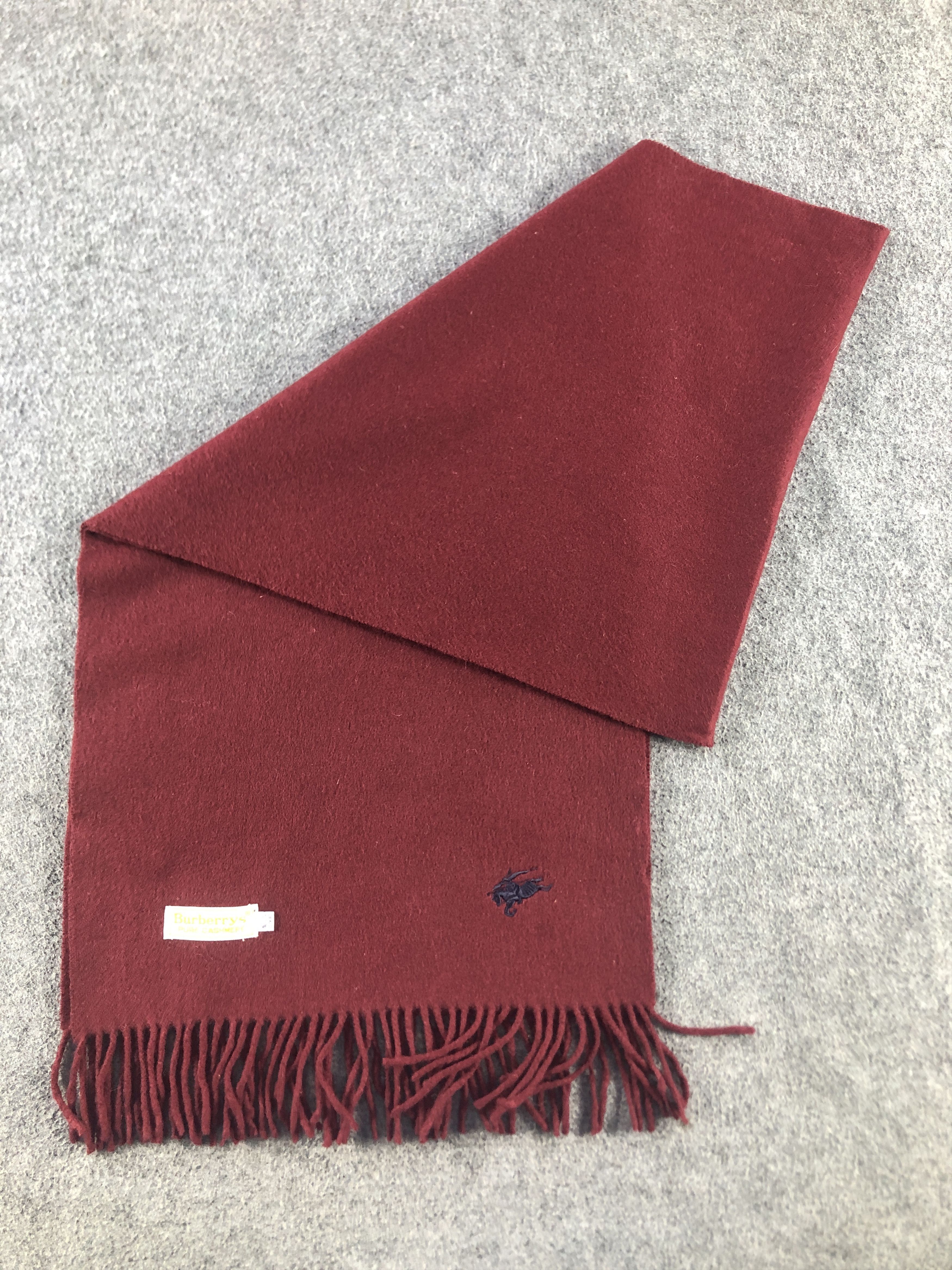 Burberry Burberry Cashmere Scarf / Muffler / Neckwear P874 Size ONE SIZE - 6 Thumbnail