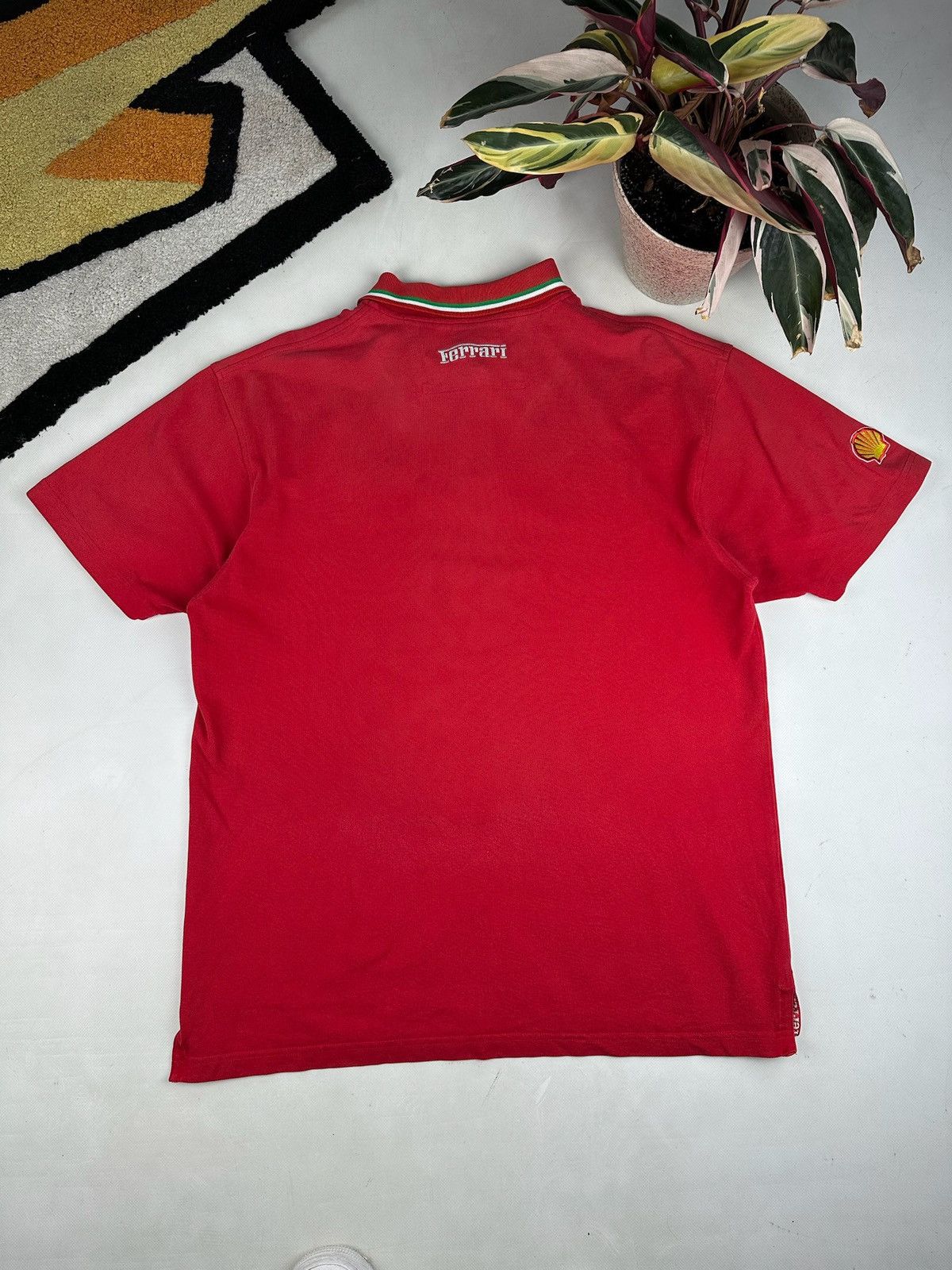 Ferrari × Vintage Vintage Ferrari Official Product Polo Shirt 1999 Size US XL / EU 56 / 4 - 2 Thumbnail